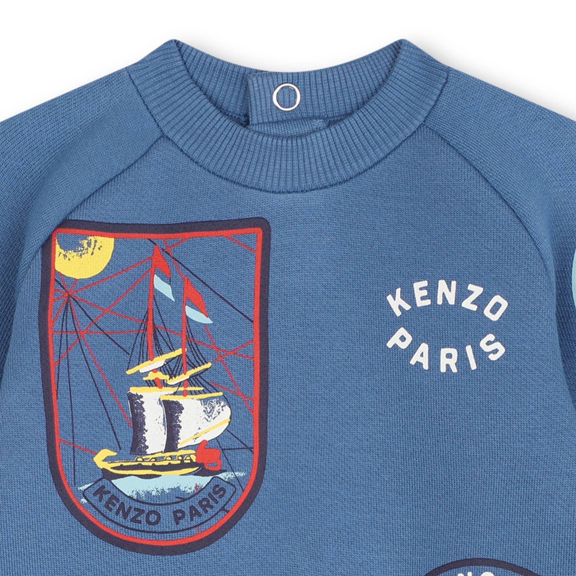 Fleece sweater KENZO KIDS Voor