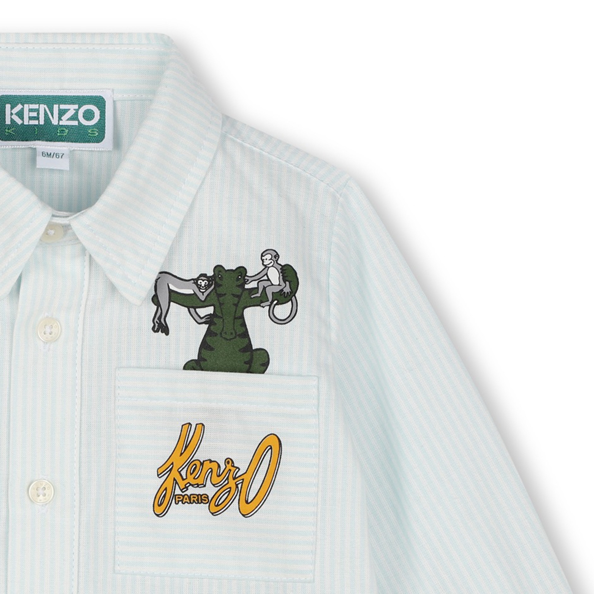 Chemise à manches longues KENZO KIDS pour GARCON