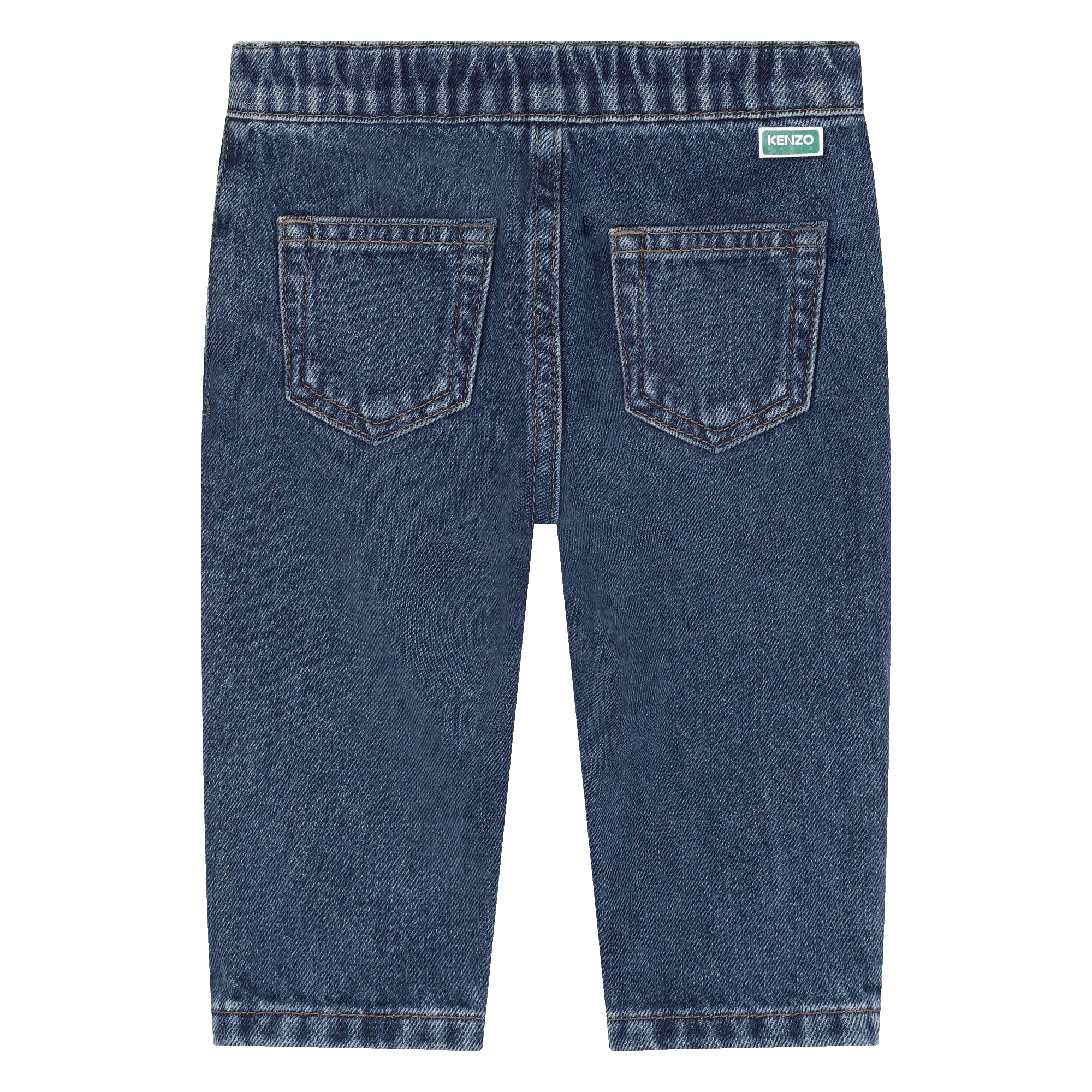 Denim broek elastische taille KENZO KIDS Voor