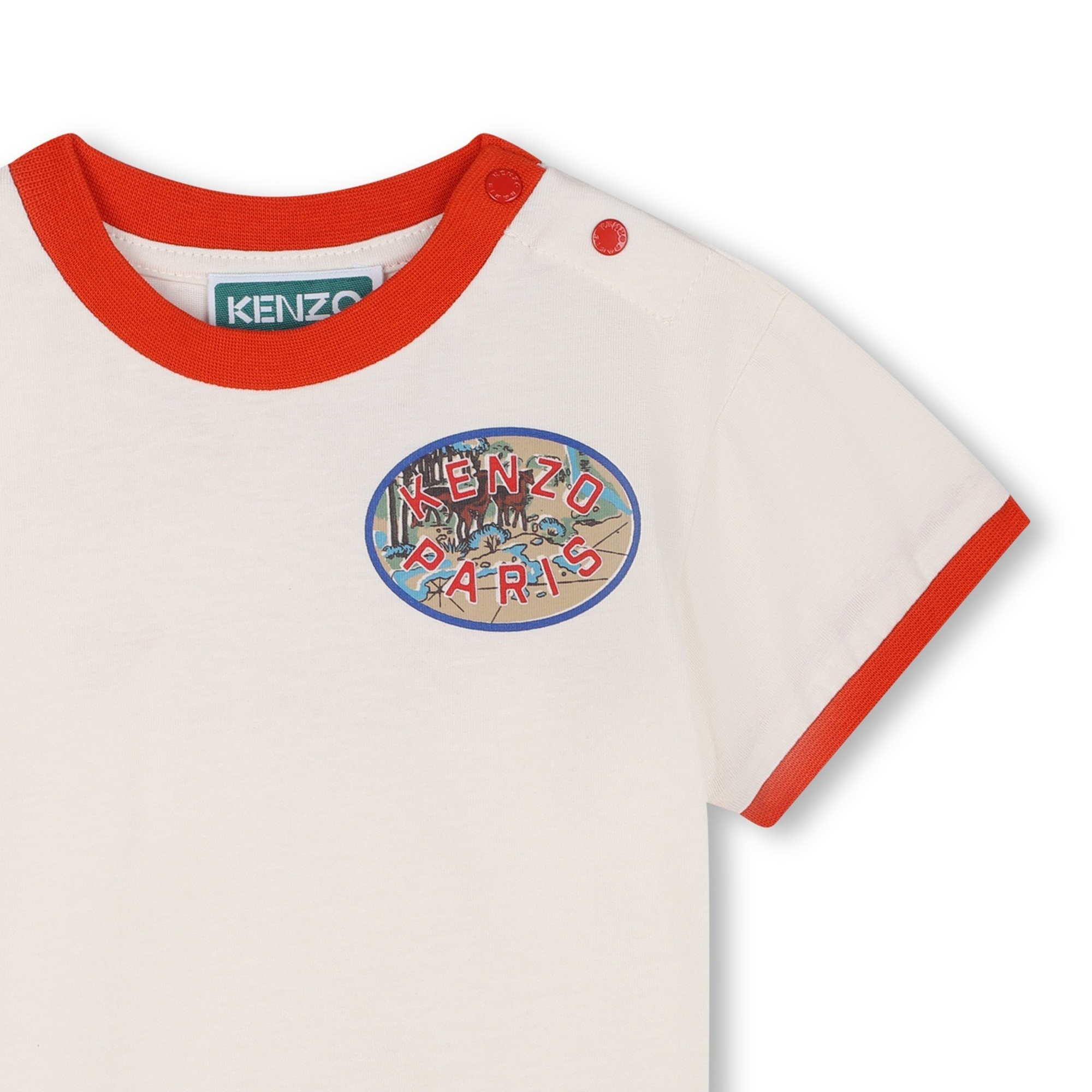 T-shirt met korte mouwen KENZO KIDS Voor