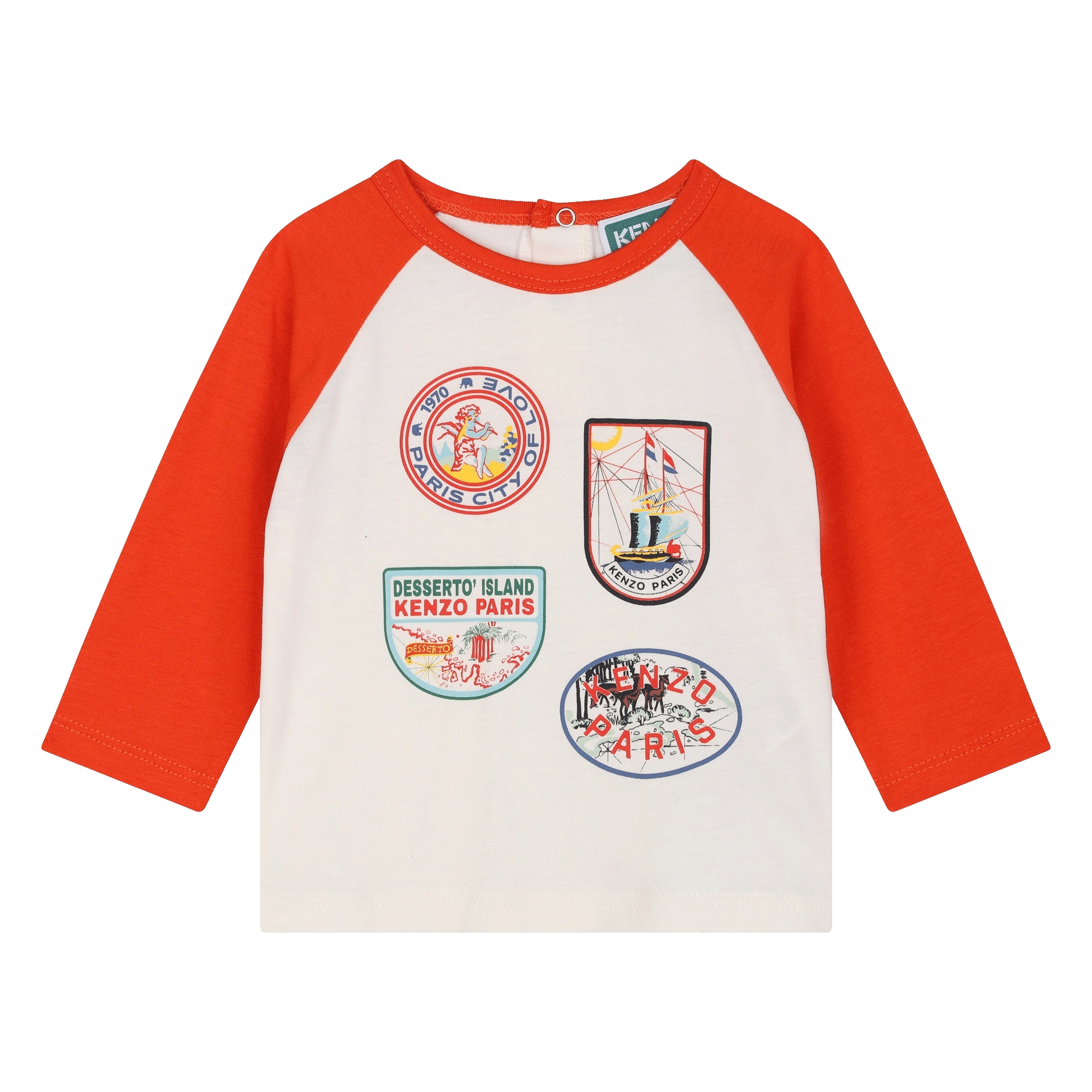 T-shirt met lange mouwen KENZO KIDS Voor