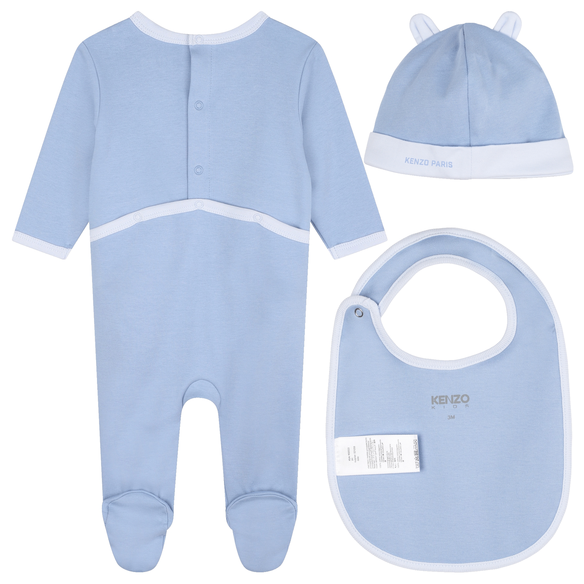 Strampler, Lätzchen und Mütze KENZO KIDS Für UNISEX