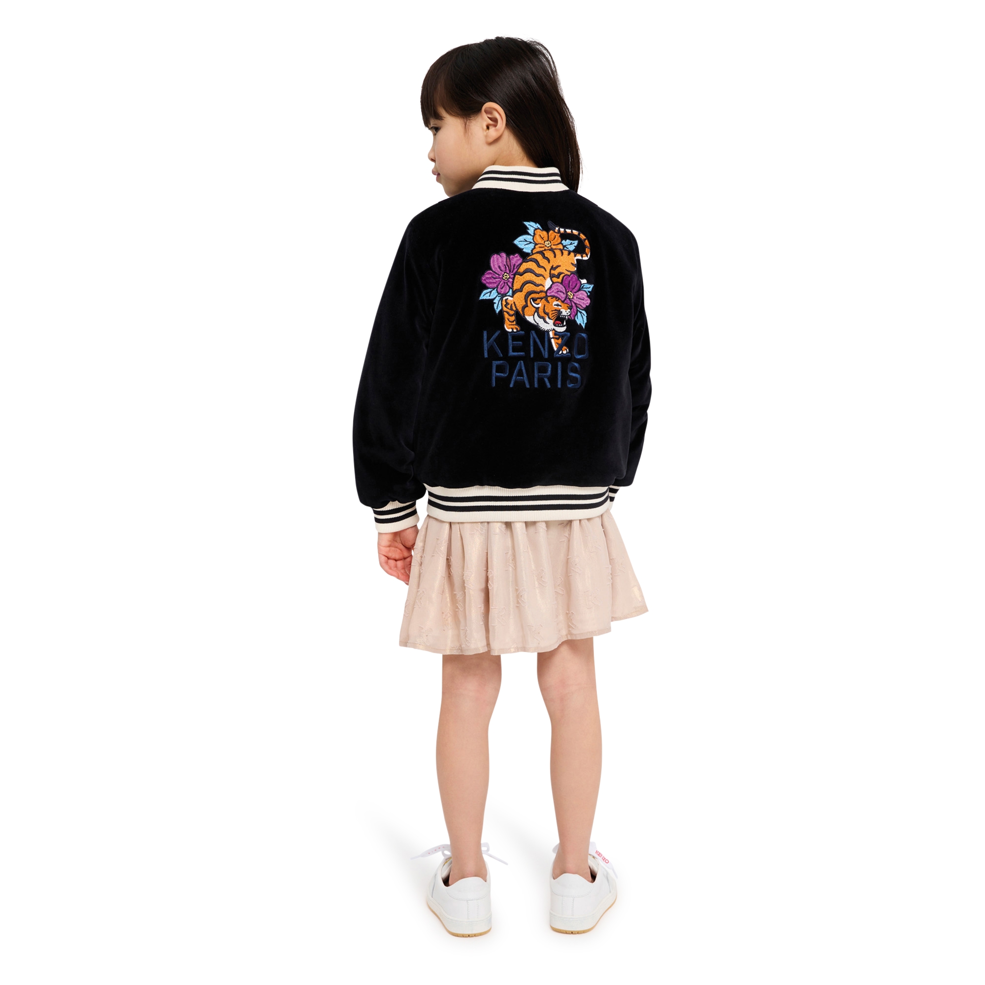 Lamé jacquard skirt KENZO KIDS for GIRL