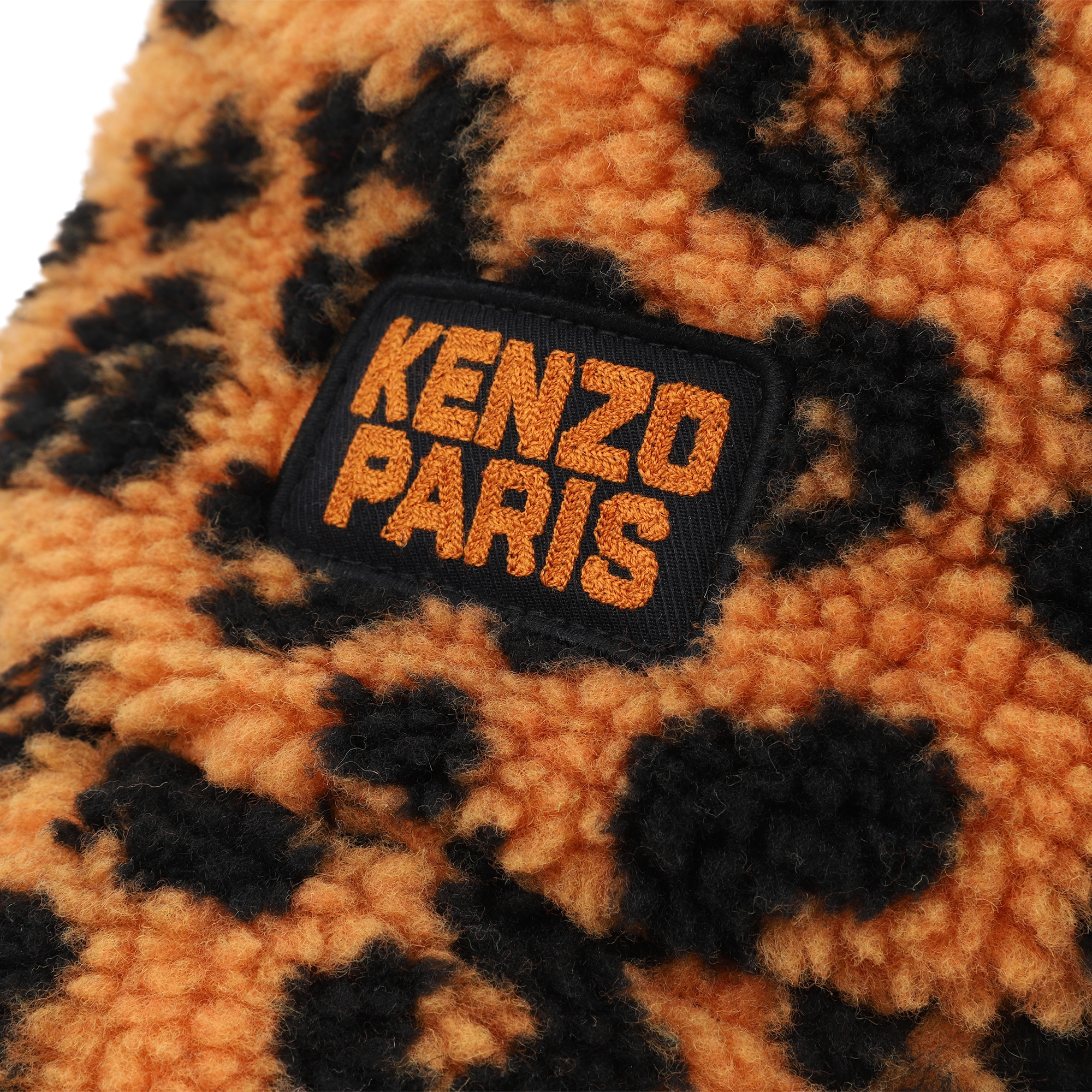 Leopard-print cap KENZO KIDS for UNISEX