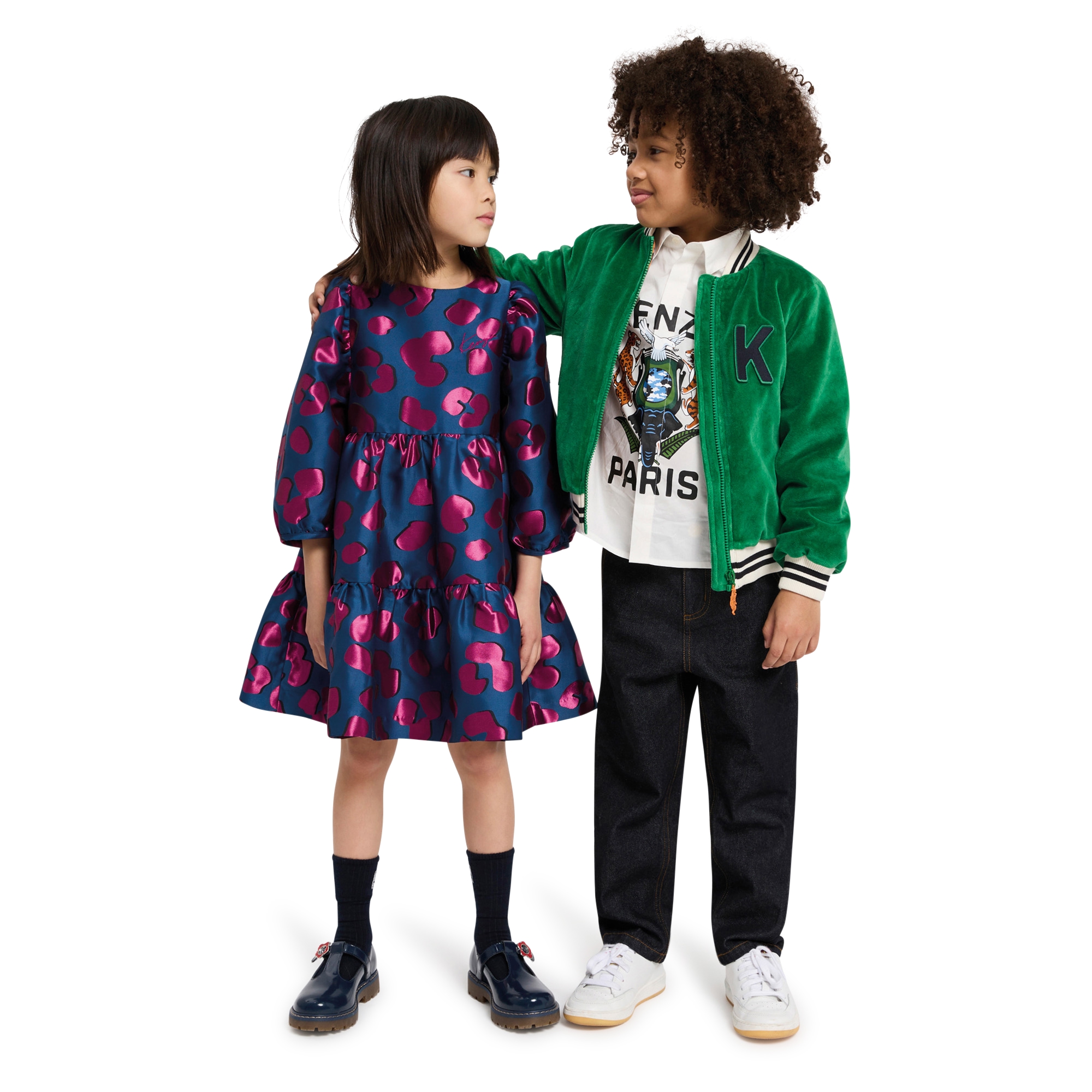 Gemustertes Kleid KENZO KIDS Für MÄDCHEN