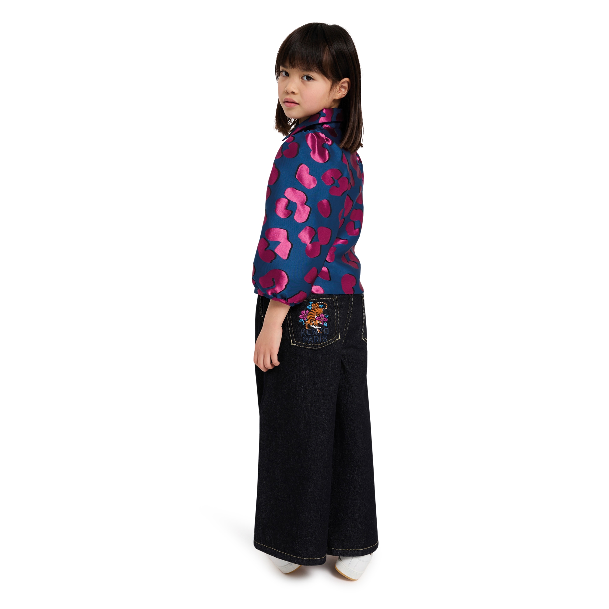 Blouse met plooien KENZO KIDS Voor