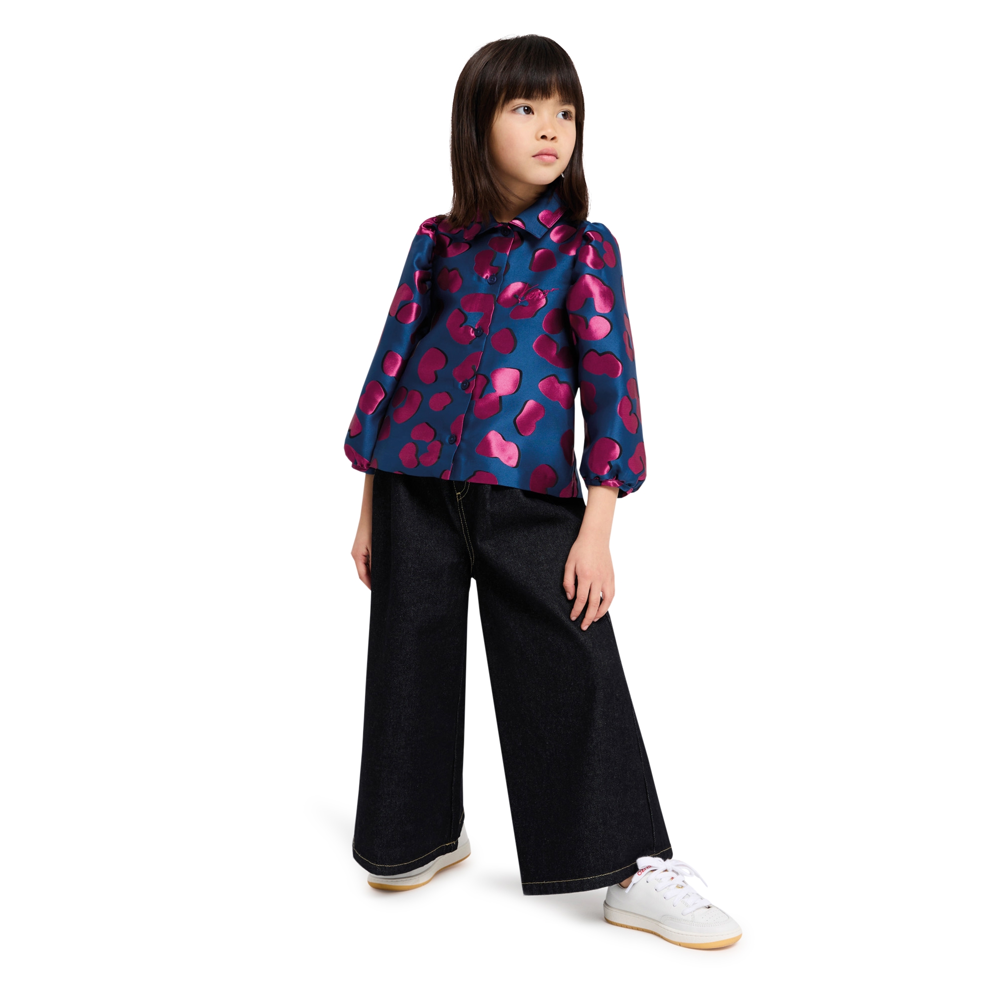 Denim trousers KENZO KIDS for GIRL