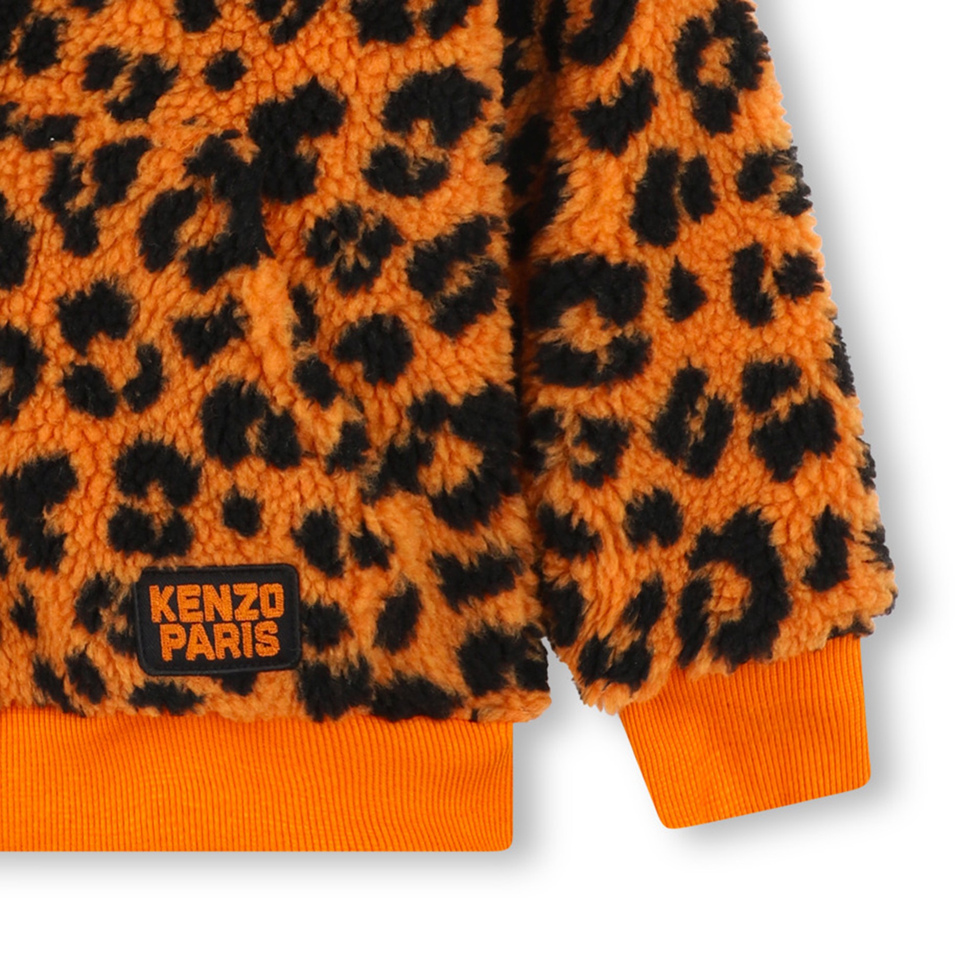 Sweat-shirt à col zippé KENZO KIDS pour UNISEXE