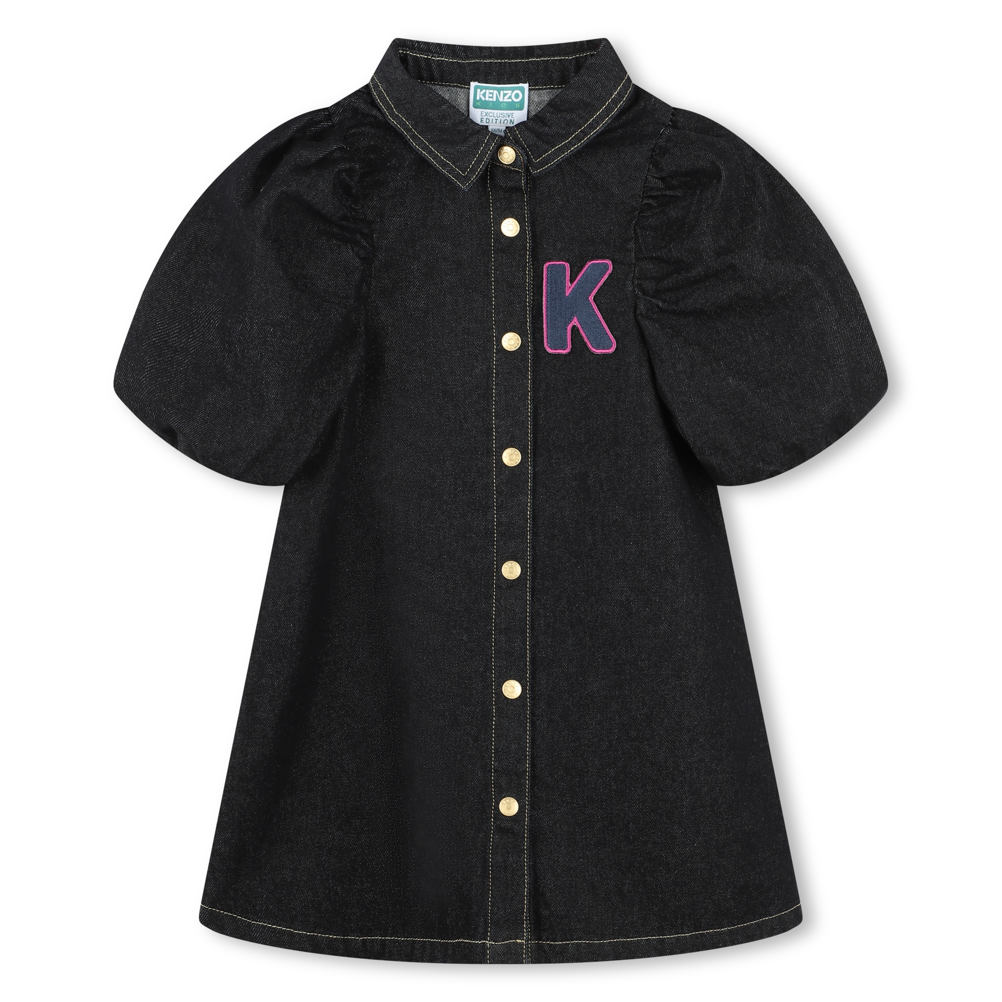 Denim dress KENZO KIDS for GIRL