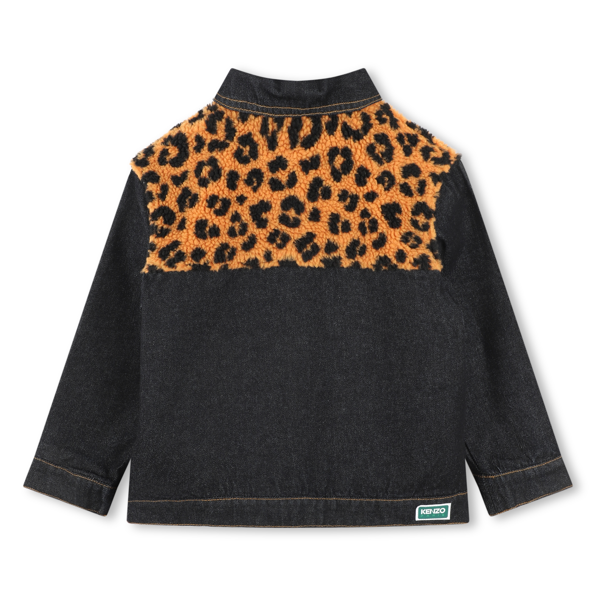 Printed denim jacket KENZO KIDS for UNISEX