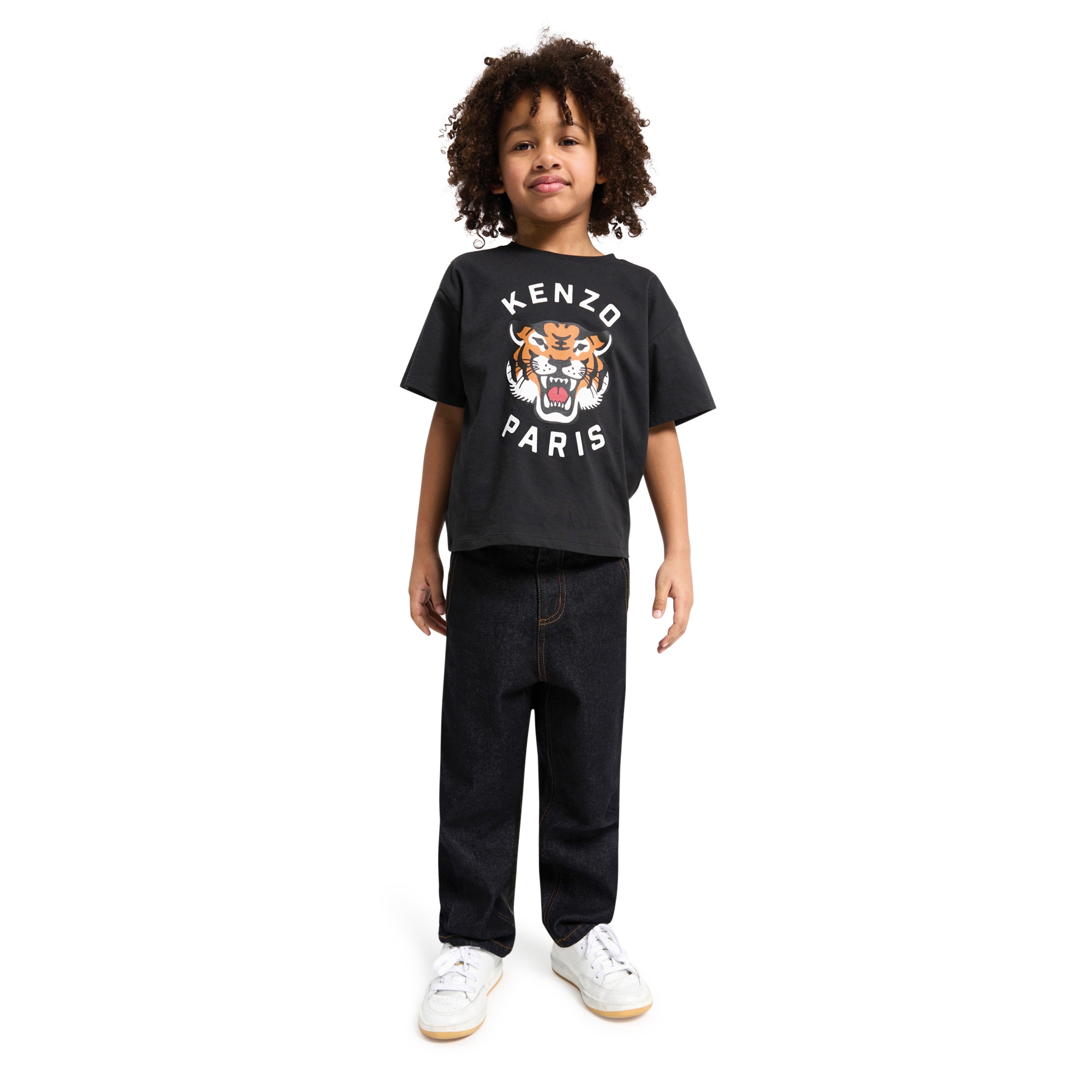 KENZO KIDS Kurzarmshirt unisex beige Kids around