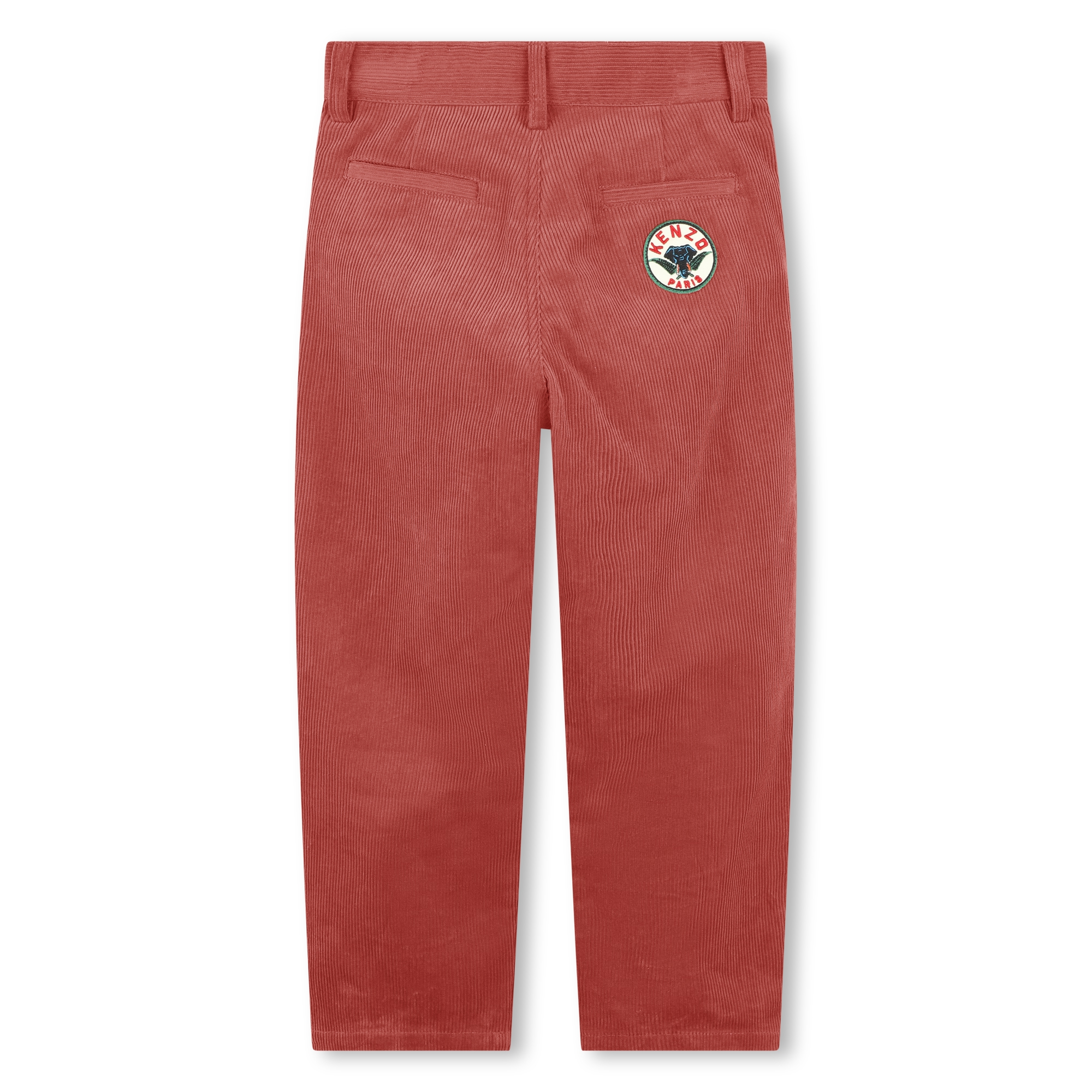 Ribfluwelen broek KENZO KIDS Voor