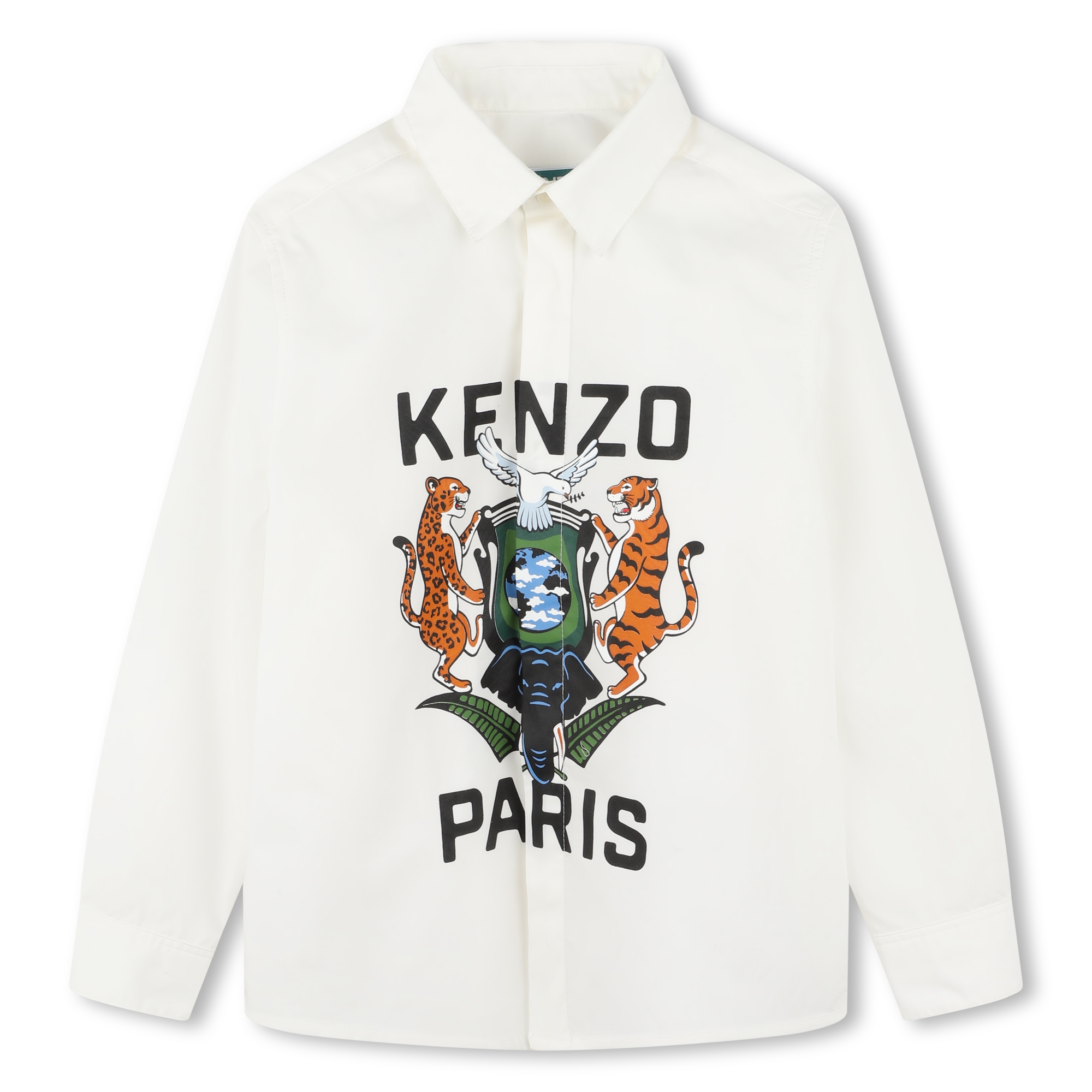 Chemise en popeline KENZO KIDS pour GARCON