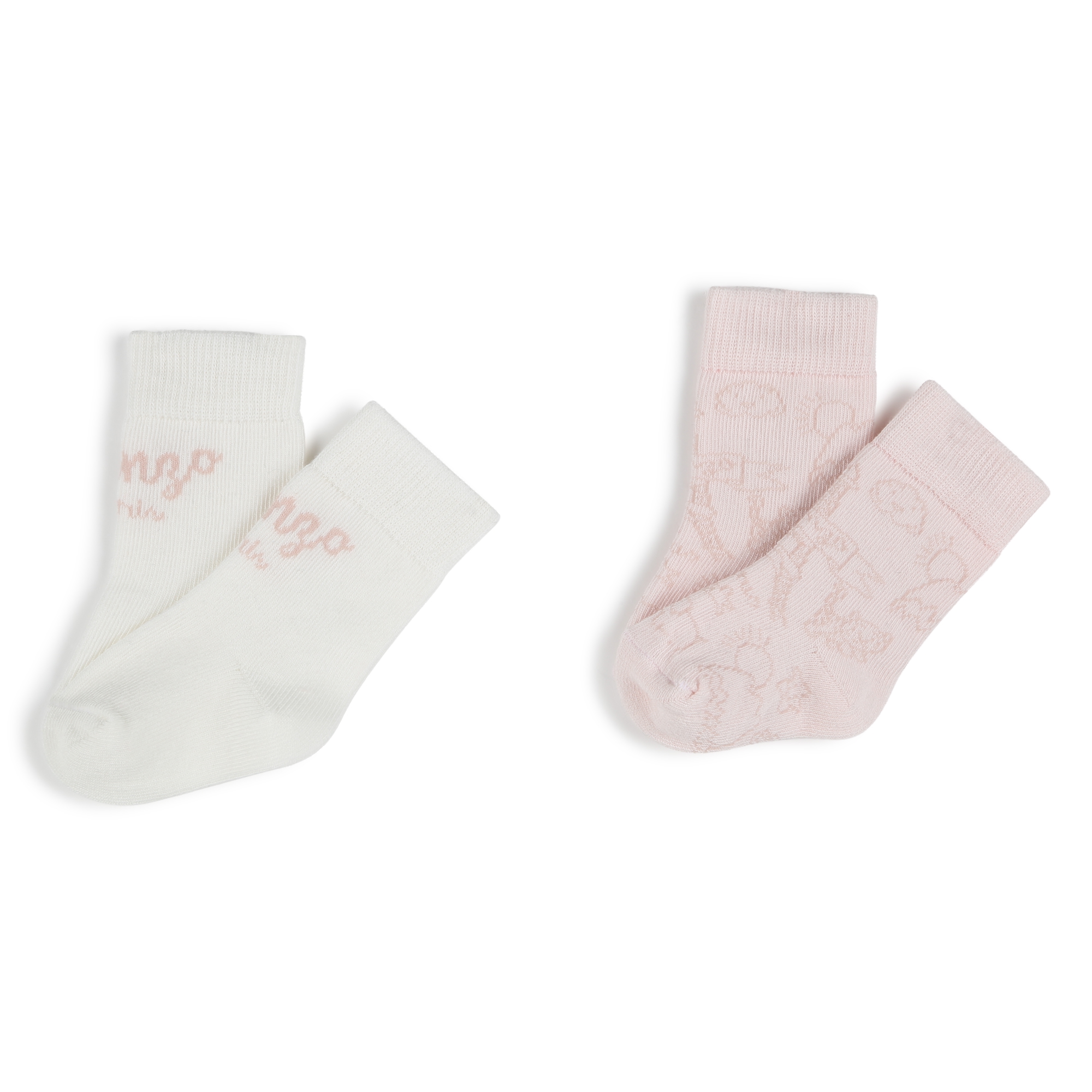 2 pairs of jacquard socks KENZO KIDS for UNISEX