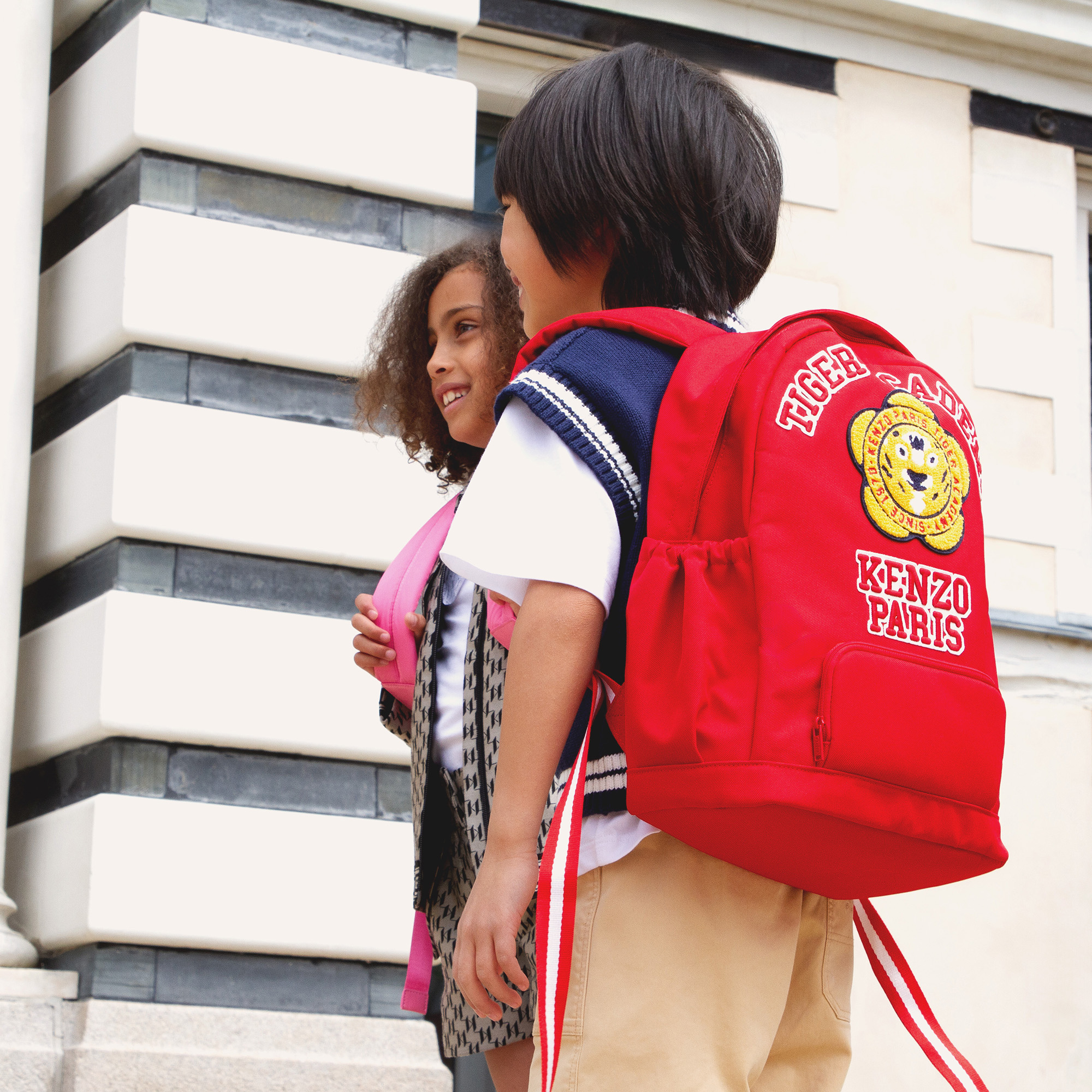 Rucksack mit Tigerstickerei KENZO KIDS Für UNISEX