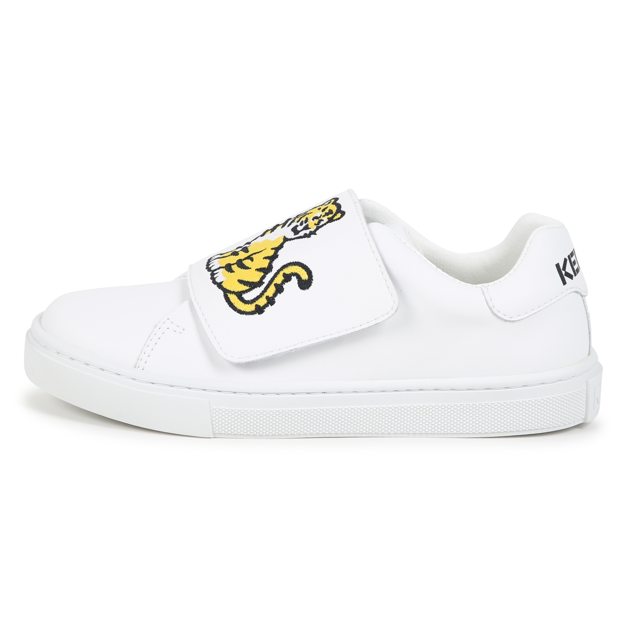 Sneakers in pelle a strappo KENZO KIDS Per UNISEX