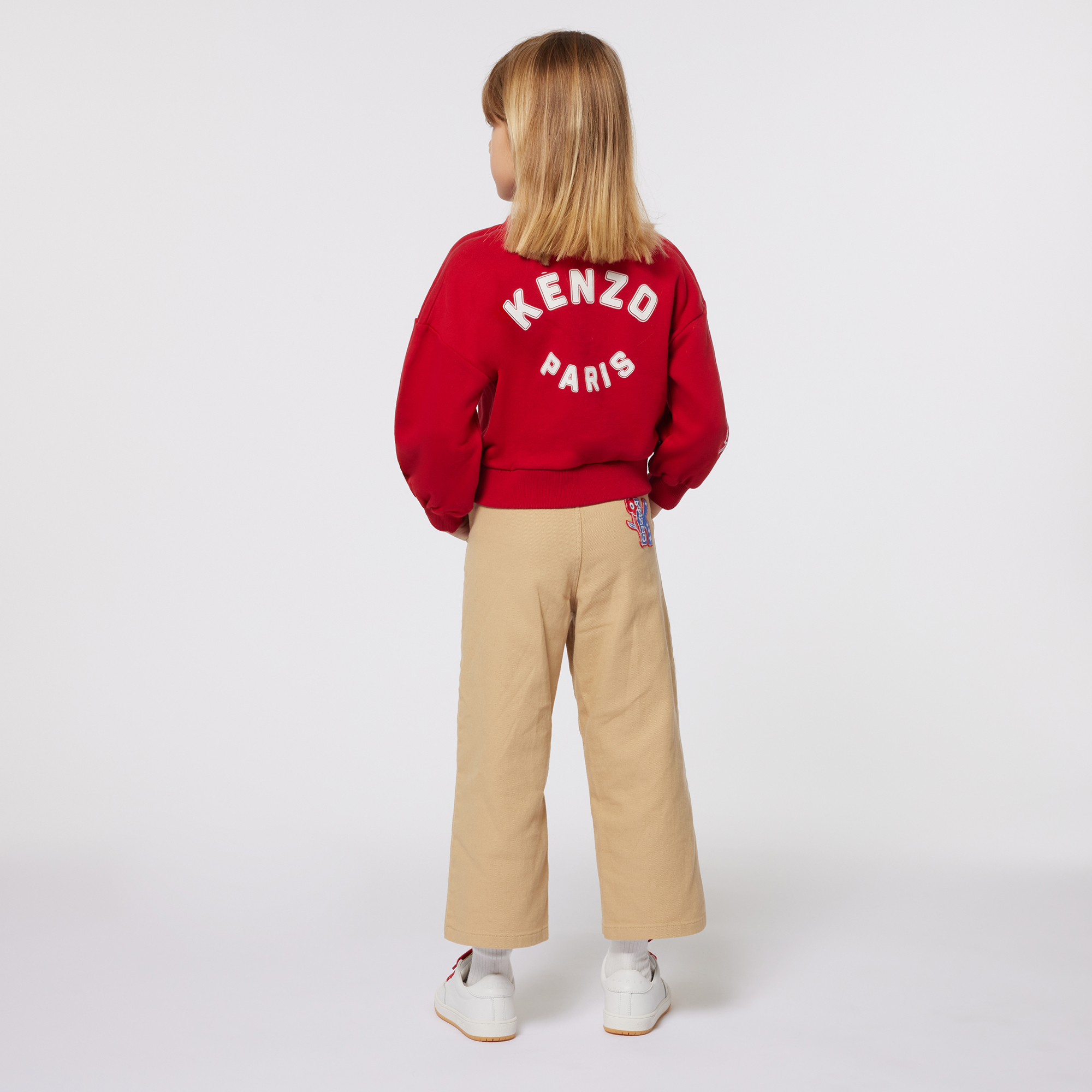 Baskets en cuir avec lacets KENZO KIDS pour UNISEXE