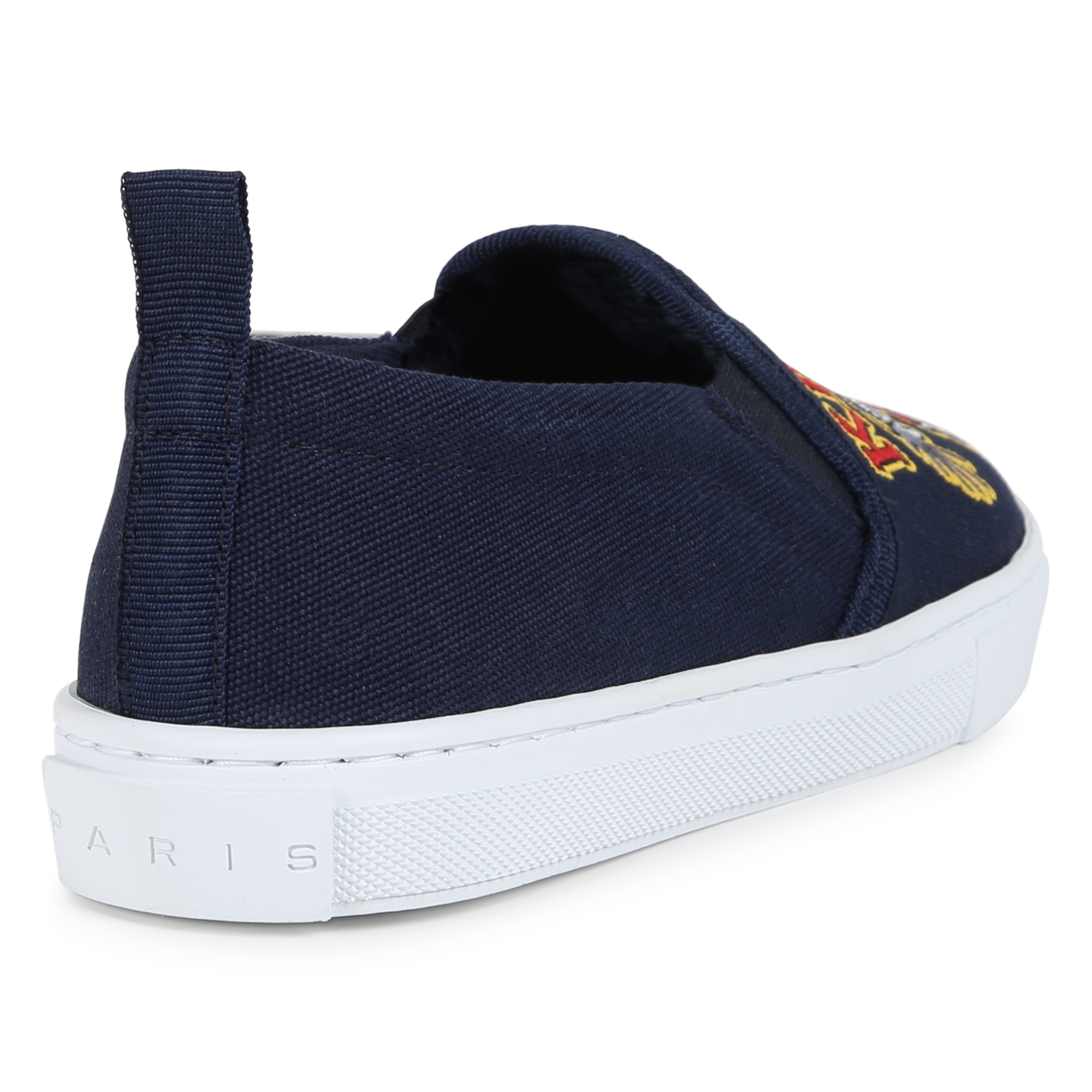 KENZO KIDS Shoes with embroidered Tiger unisex blue Kids around