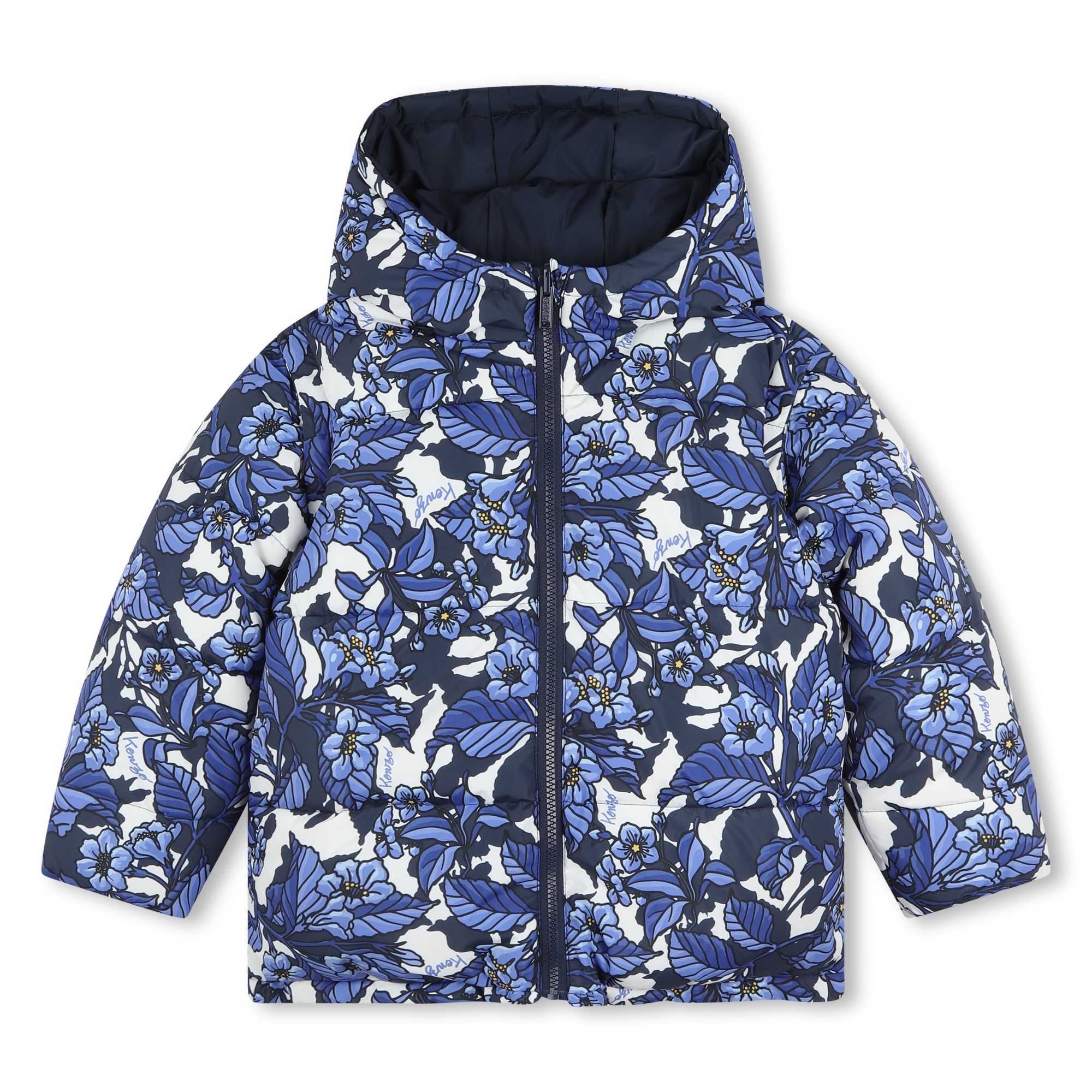 Reversible puffer jacket KENZO KIDS for GIRL