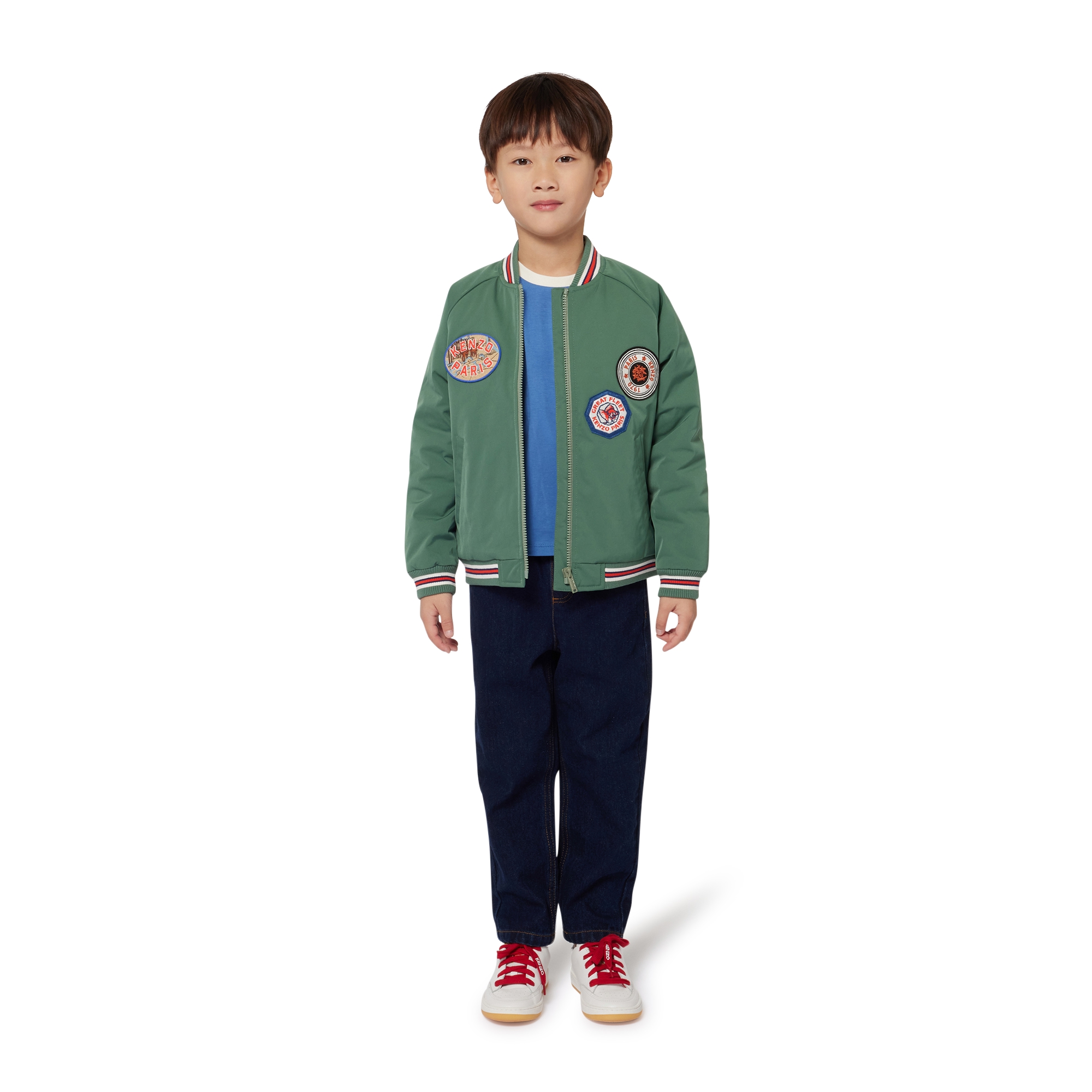 Giacca maniche raglan con zip KENZO KIDS Per UNISEX