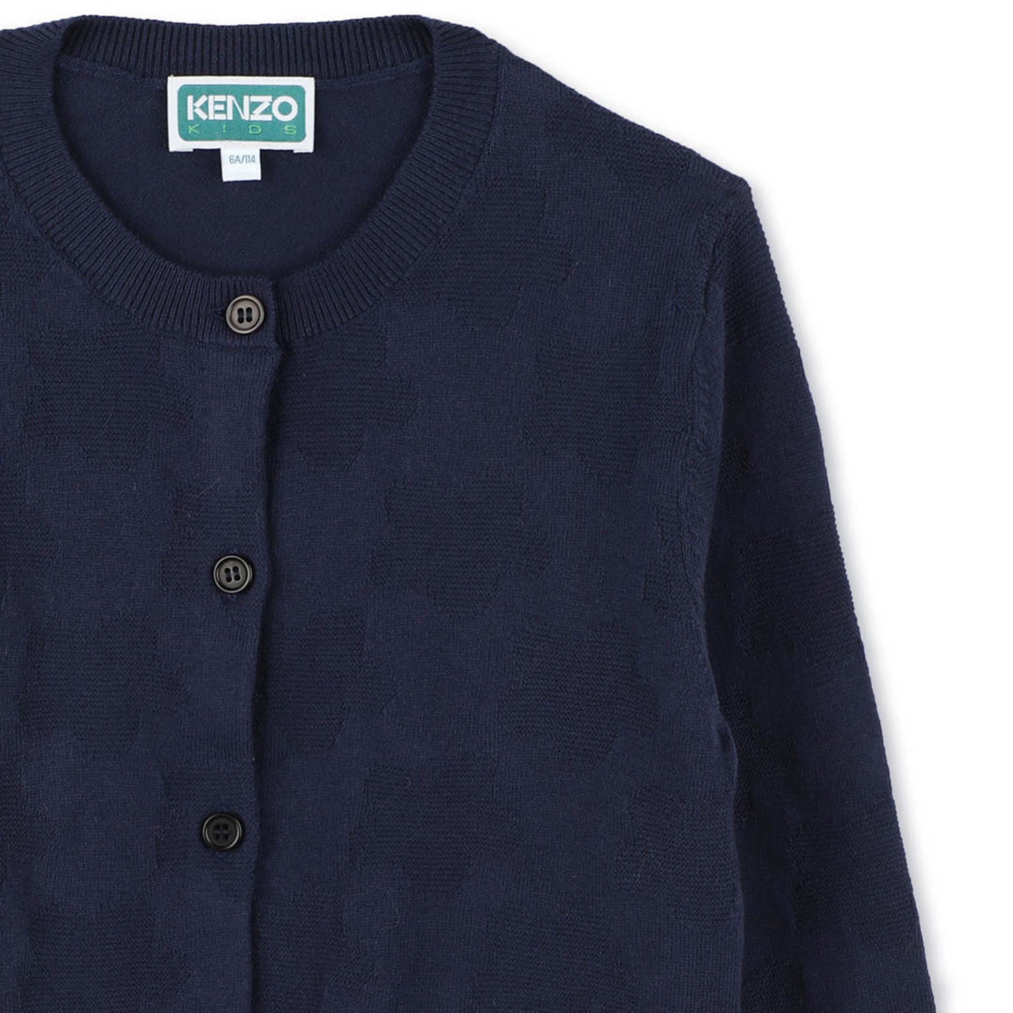 Unifarbiger Cardigan KENZO KIDS Für MÄDCHEN