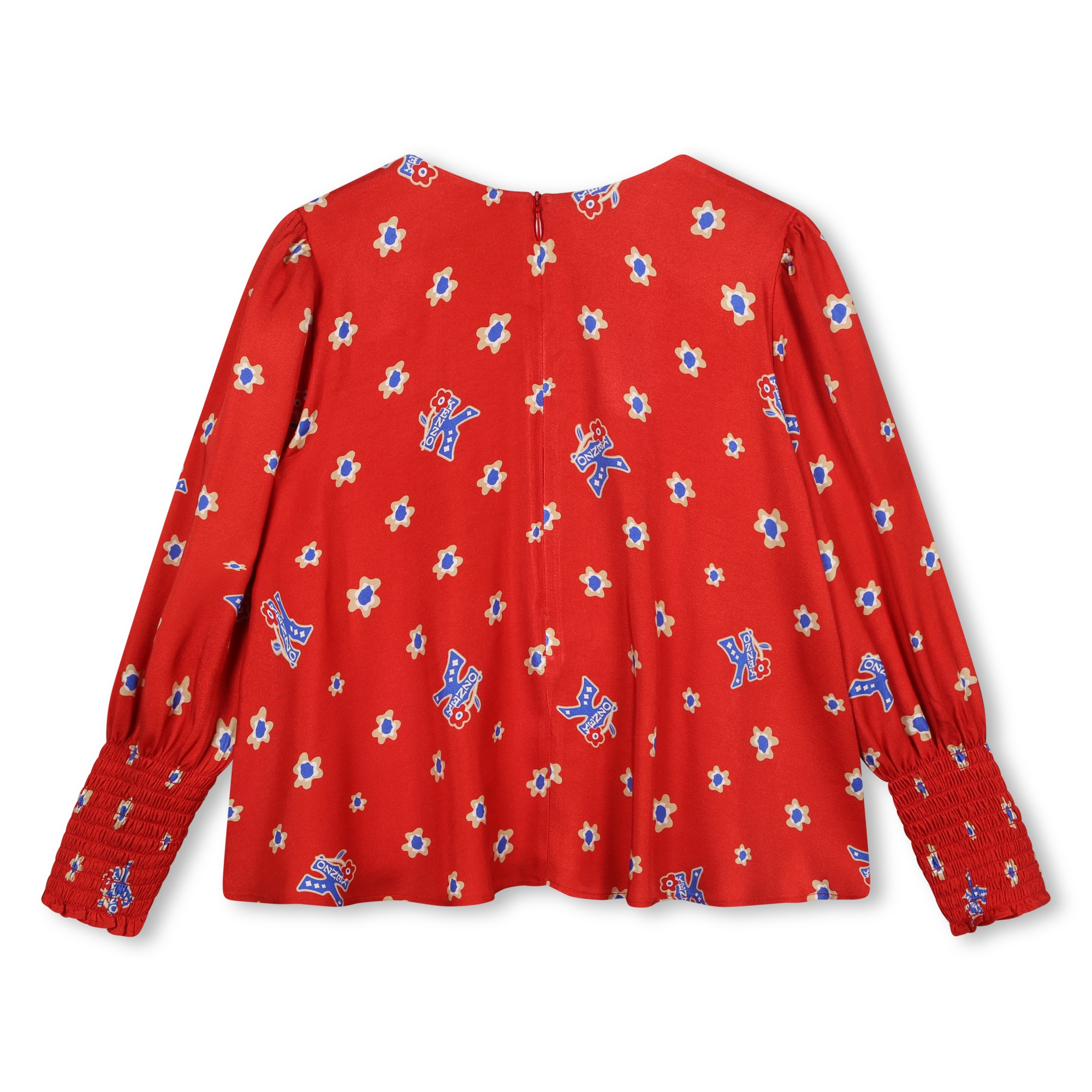 Blouse fluide imprimée KENZO KIDS pour FILLE