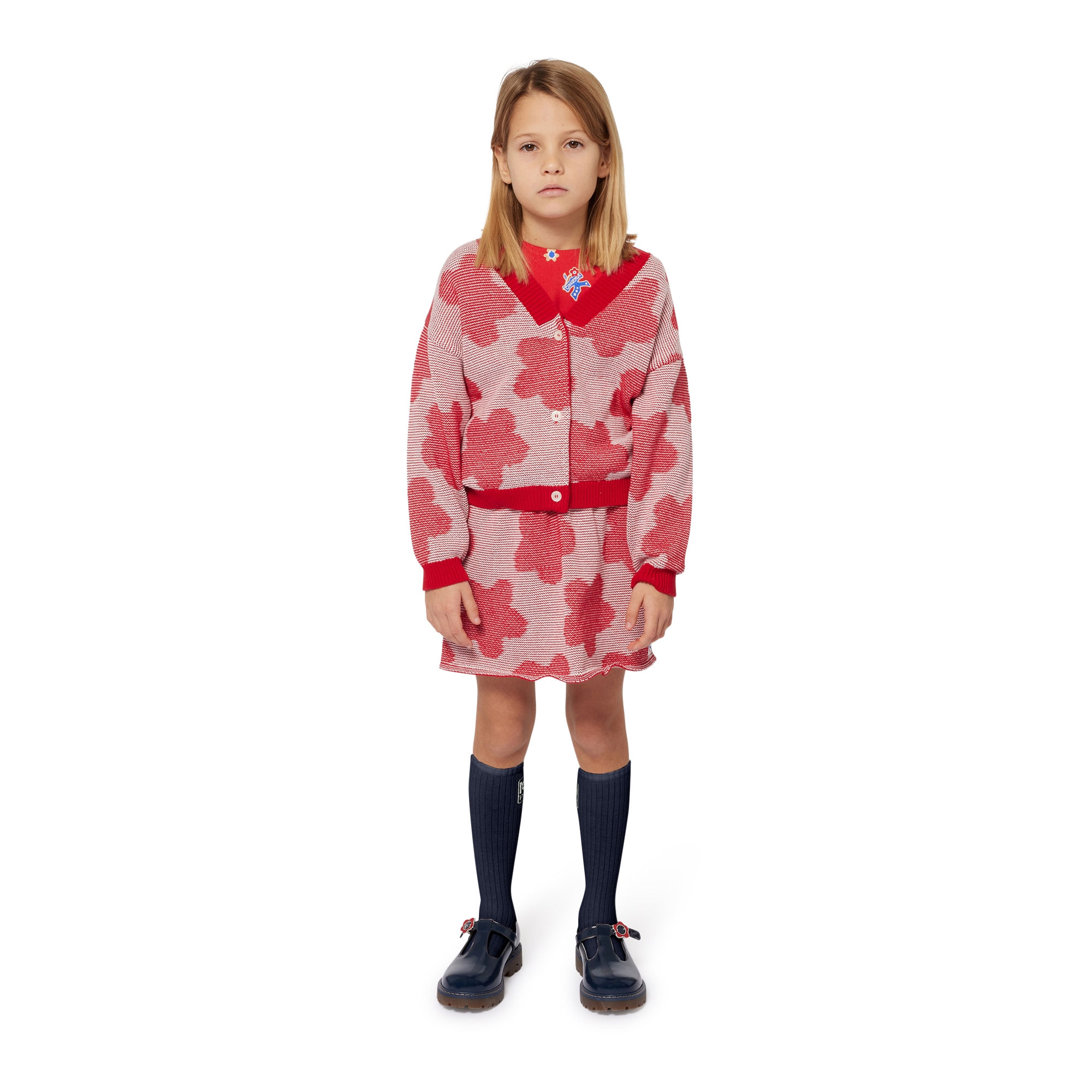 Cardigan mit Blumenmuster KENZO KIDS Für MÄDCHEN