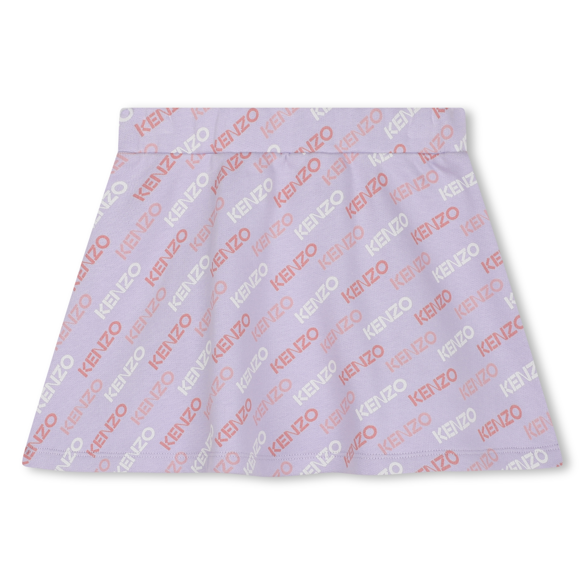 Flared logo-printed skirt KENZO KIDS for GIRL