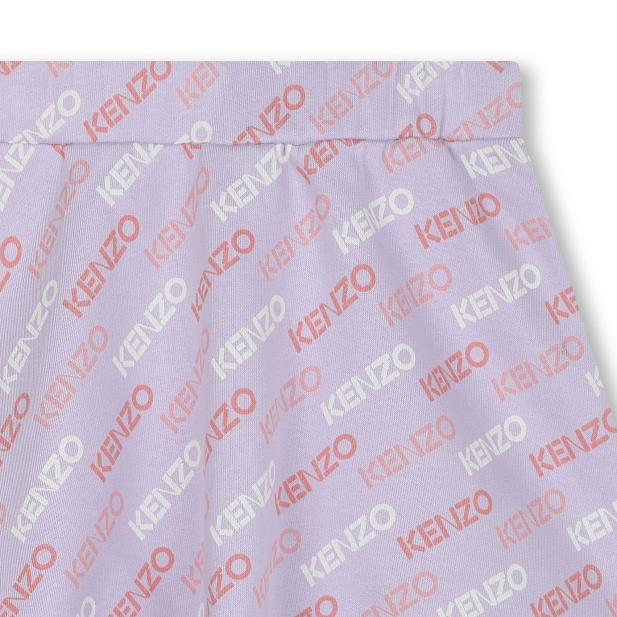 Flared logo-printed skirt KENZO KIDS for GIRL