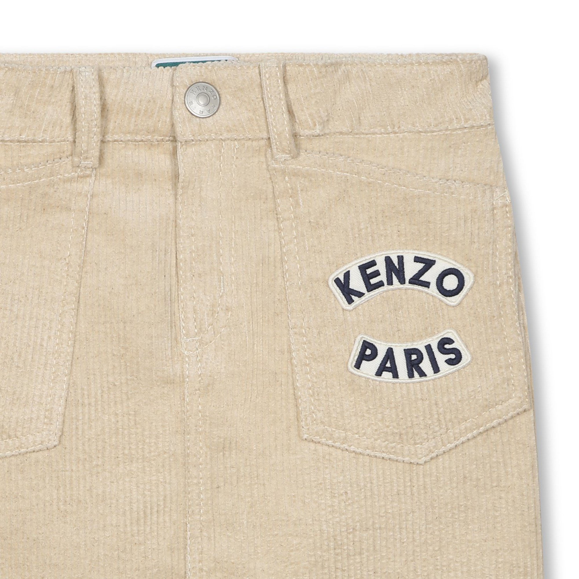 Gonna dritta ricamata tasche KENZO KIDS Per BAMBINA