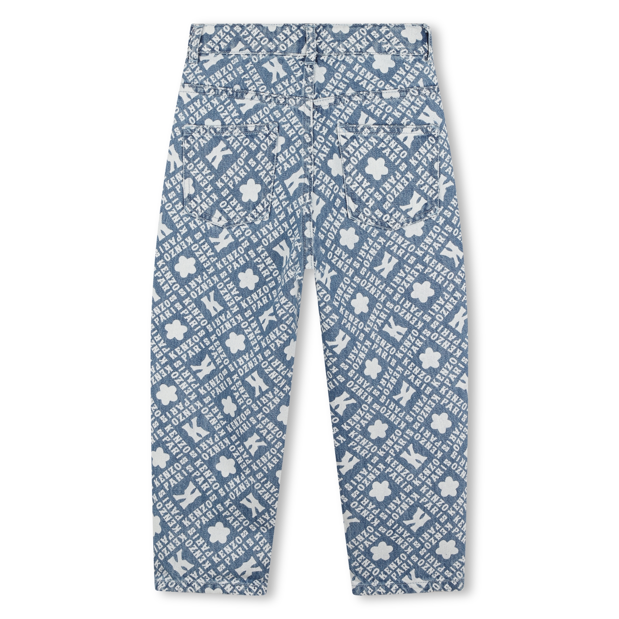 Jeans stampati con logo KENZO KIDS Per BAMBINA