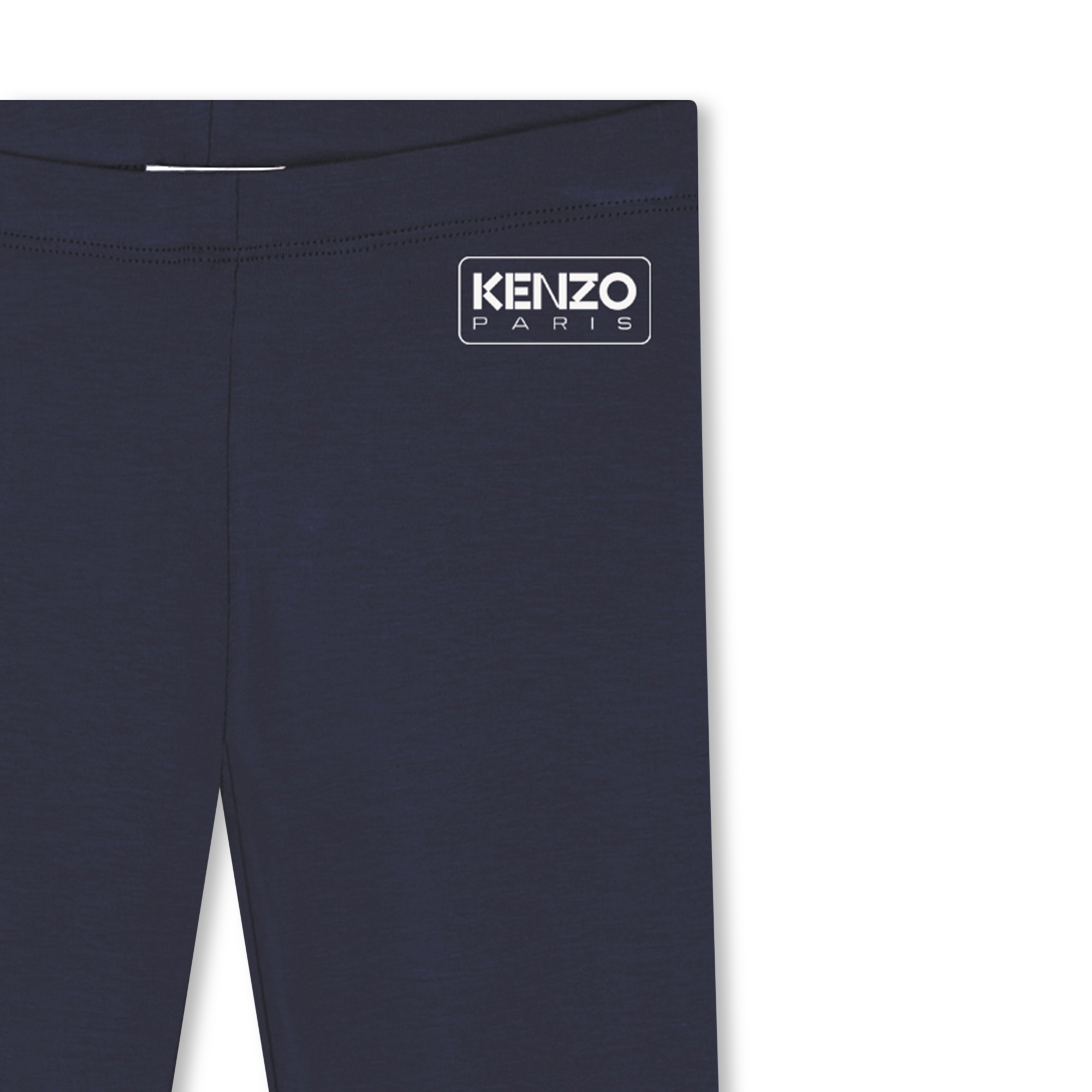 Einfarbige Leggings mit Logo KENZO KIDS Für MÄDCHEN