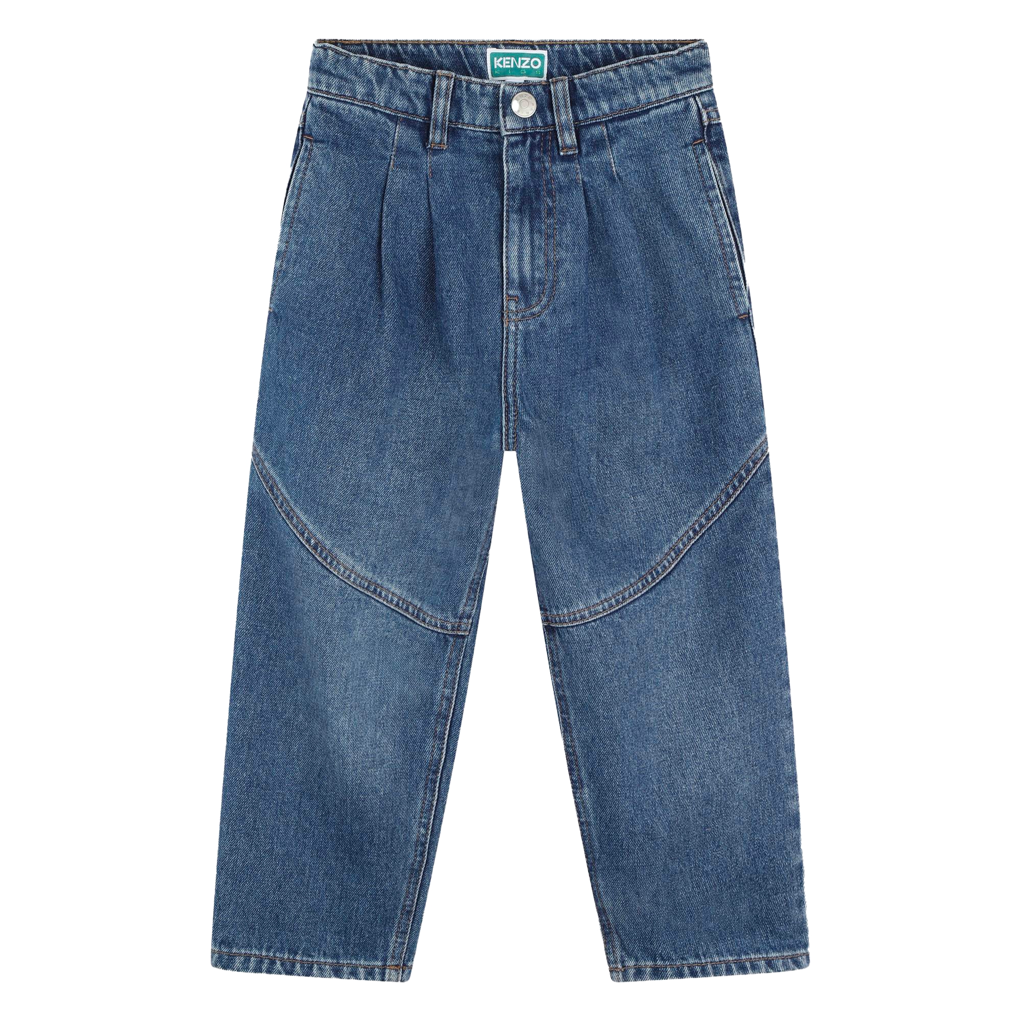 Jeans con inserti e pieghe KENZO KIDS Per BAMBINA