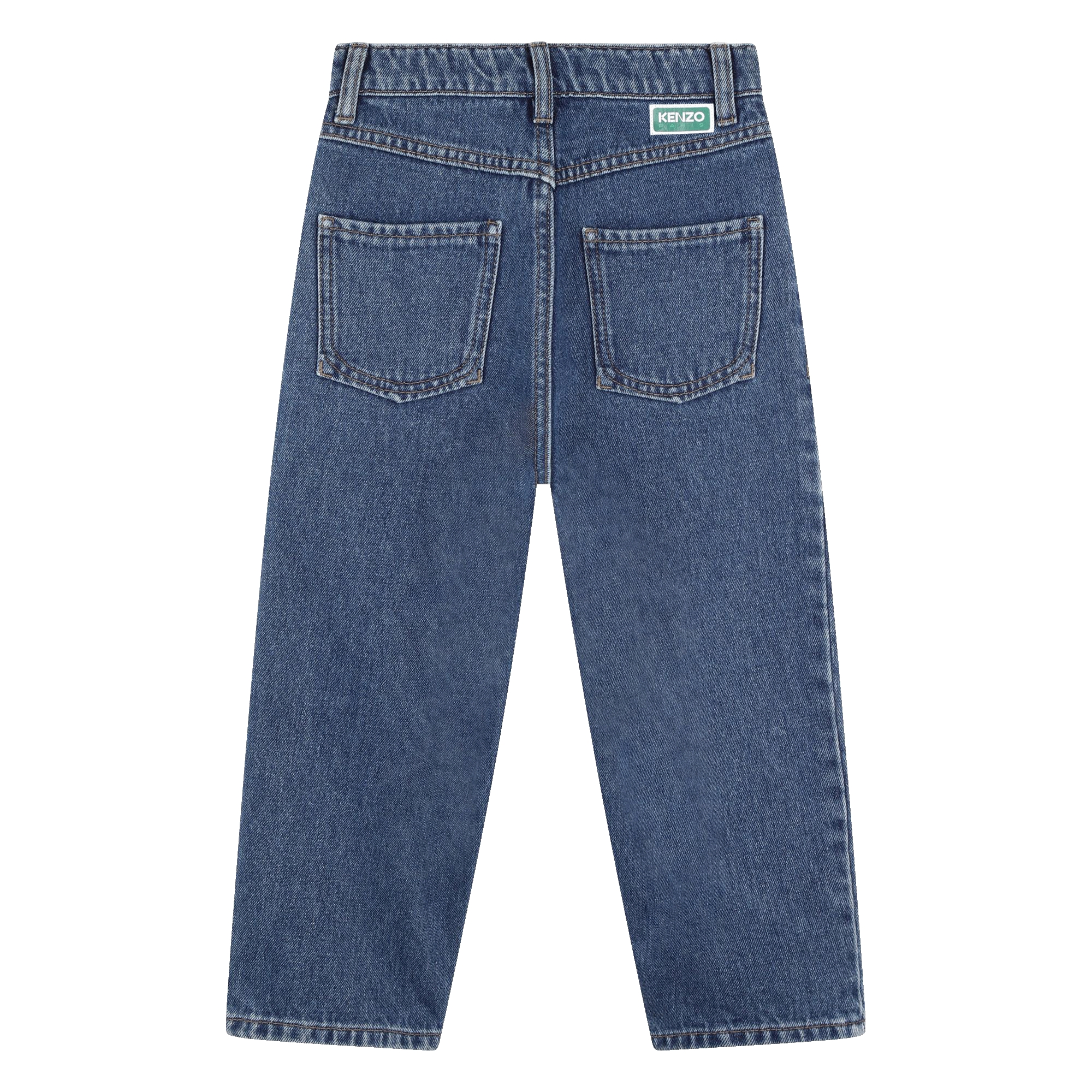 Pleated panelled jeans KENZO KIDS for GIRL