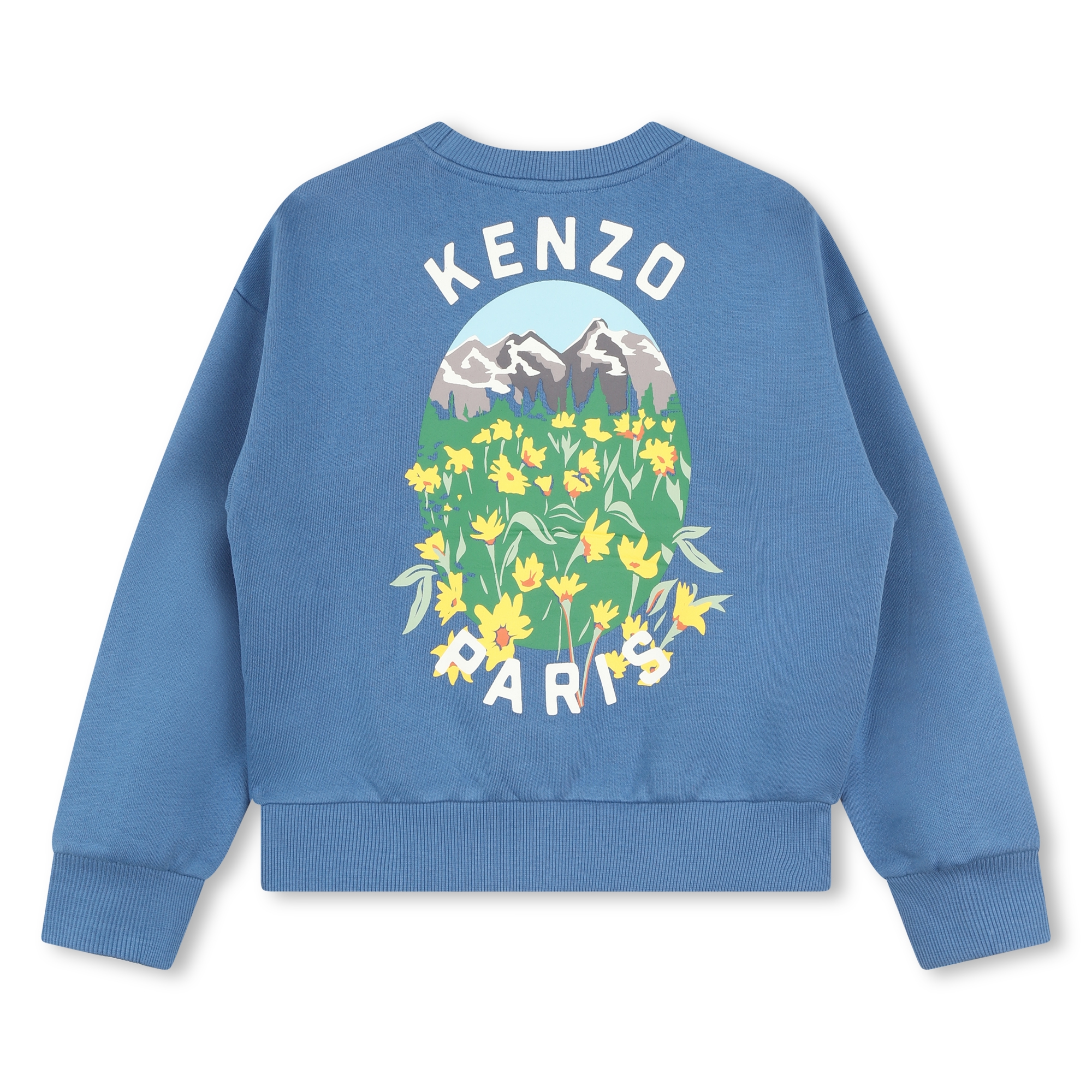 Sudadera de muletón de algodón KENZO KIDS para NIÑA