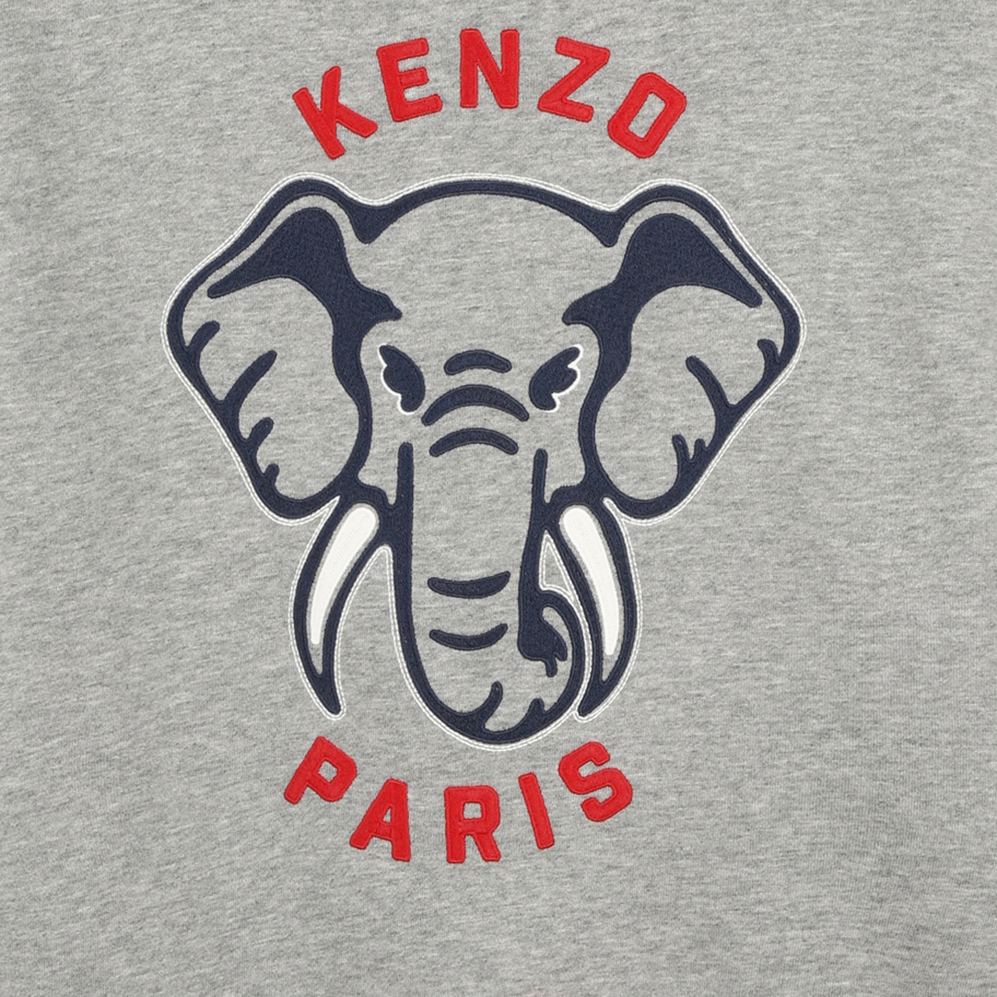 Fleece jurk met capuchon KENZO KIDS Voor