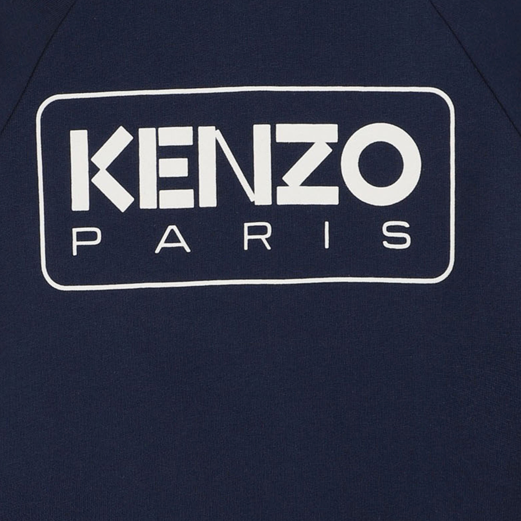 Fleece jurk met capuchon KENZO KIDS Voor