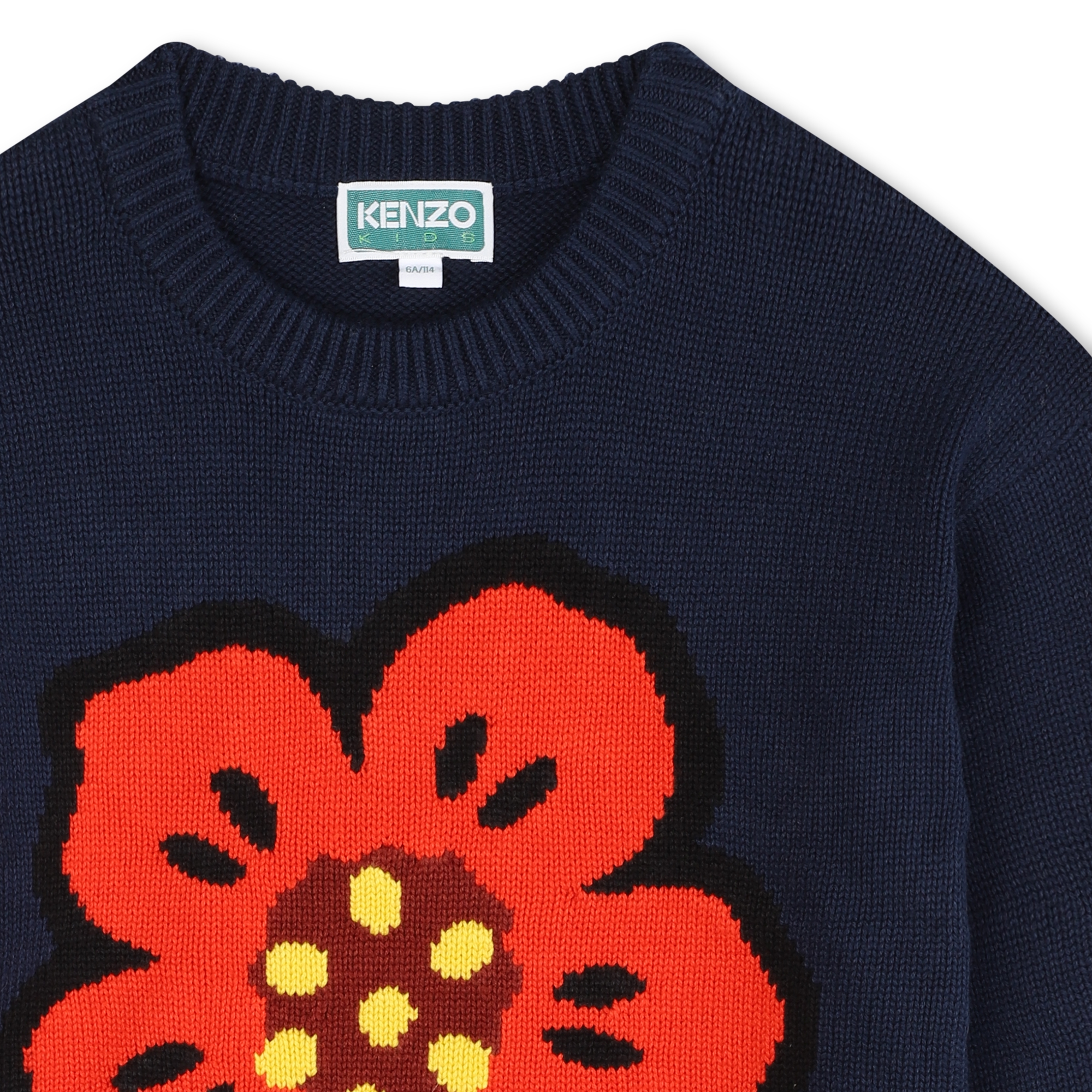 Strickkleid mit Jacquard KENZO KIDS Für MÄDCHEN