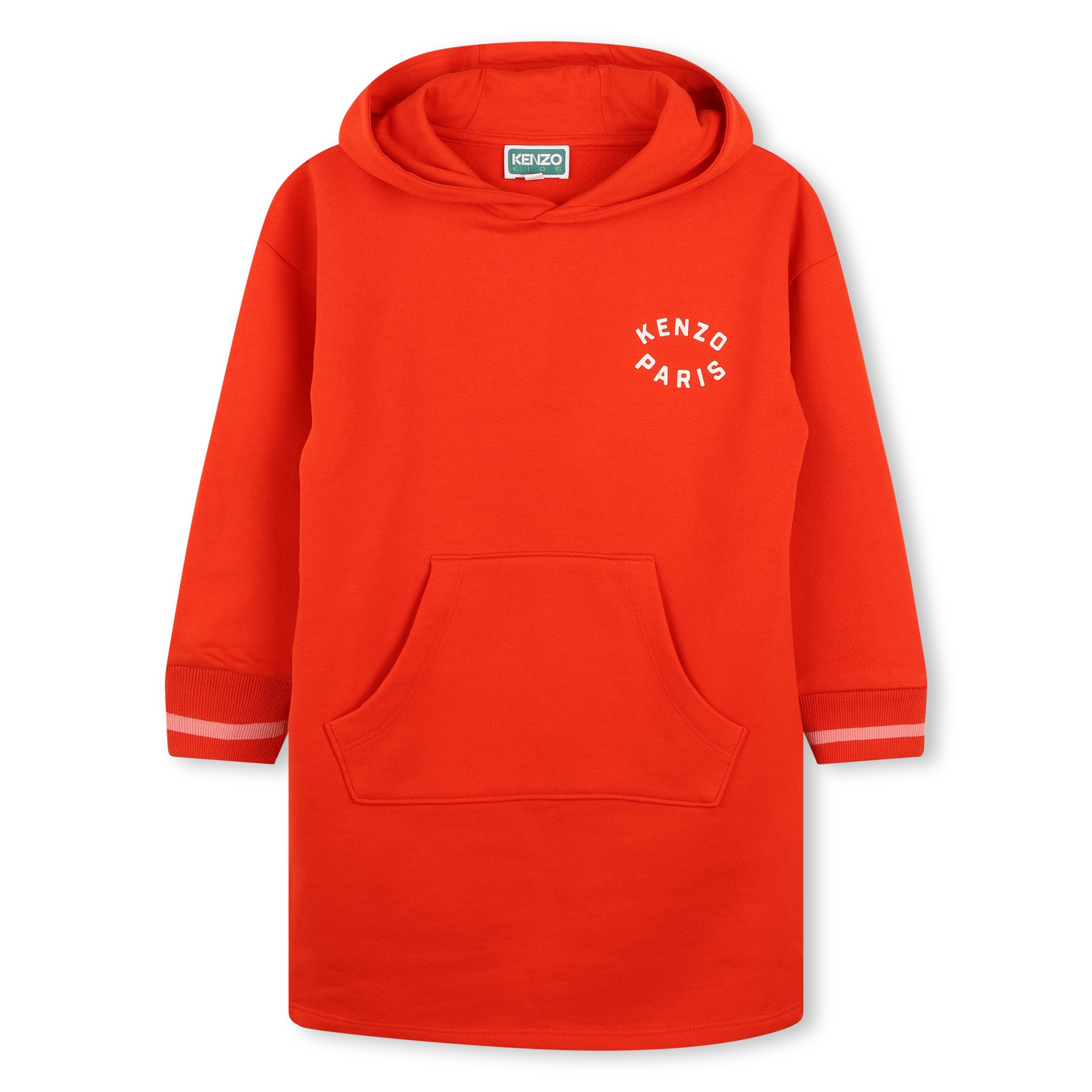 Robe molletonnée à capuche KENZO KIDS pour FILLE