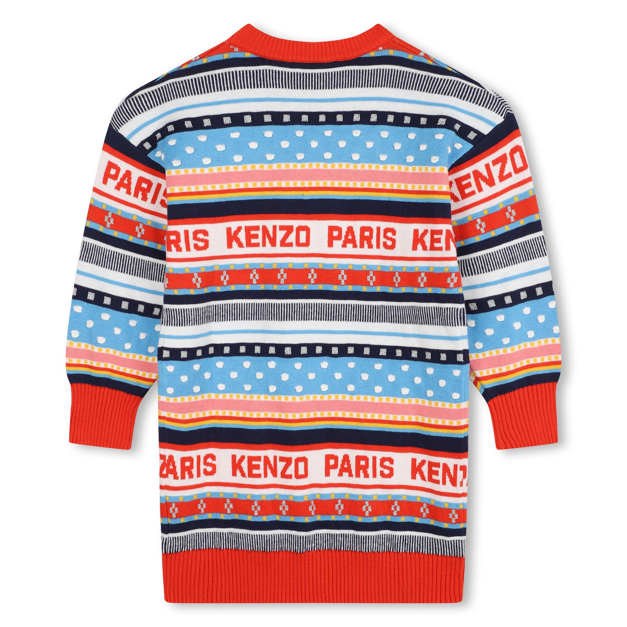 Jacquard knitted dress KENZO KIDS for GIRL