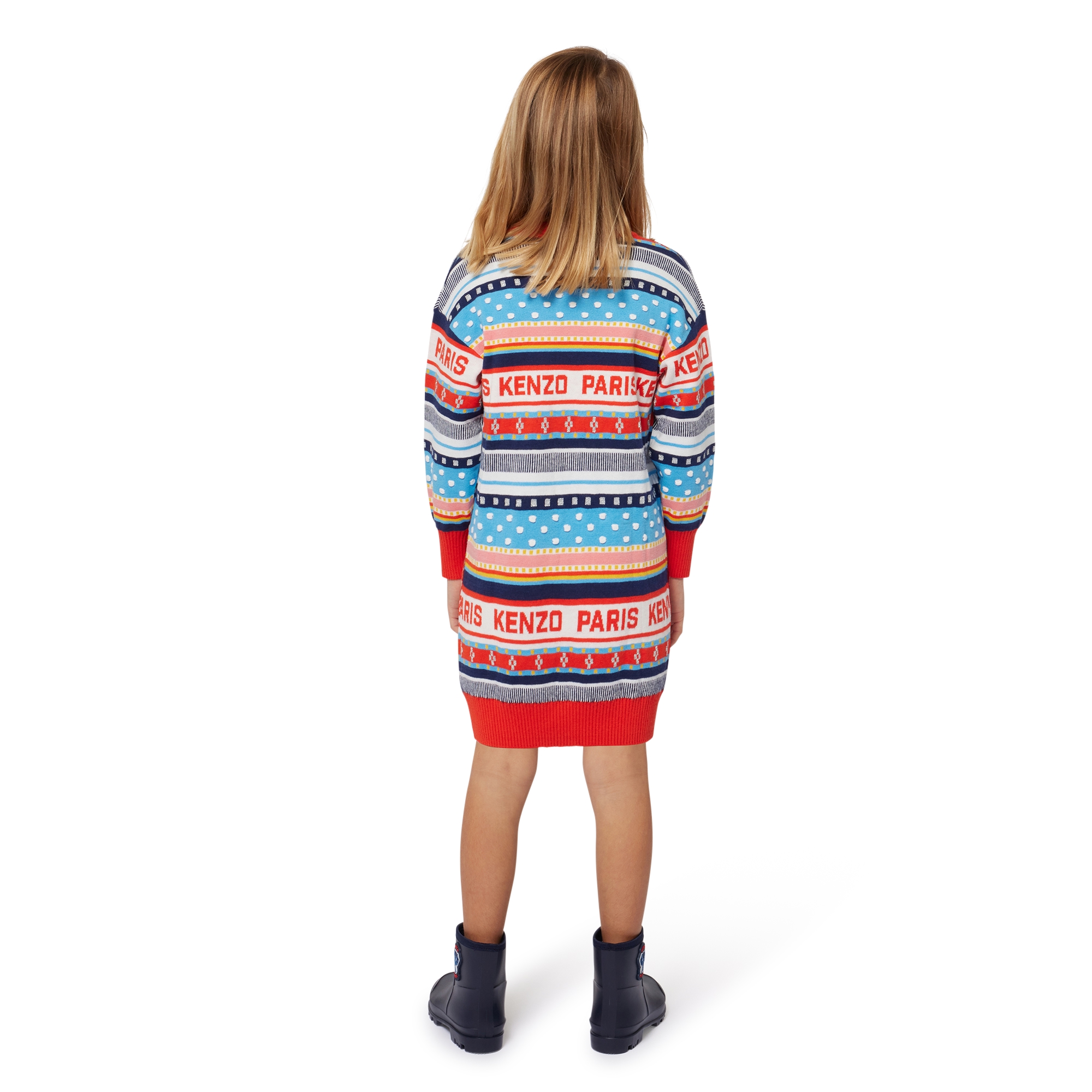 Vestito in maglia jacquard KENZO KIDS Per BAMBINA