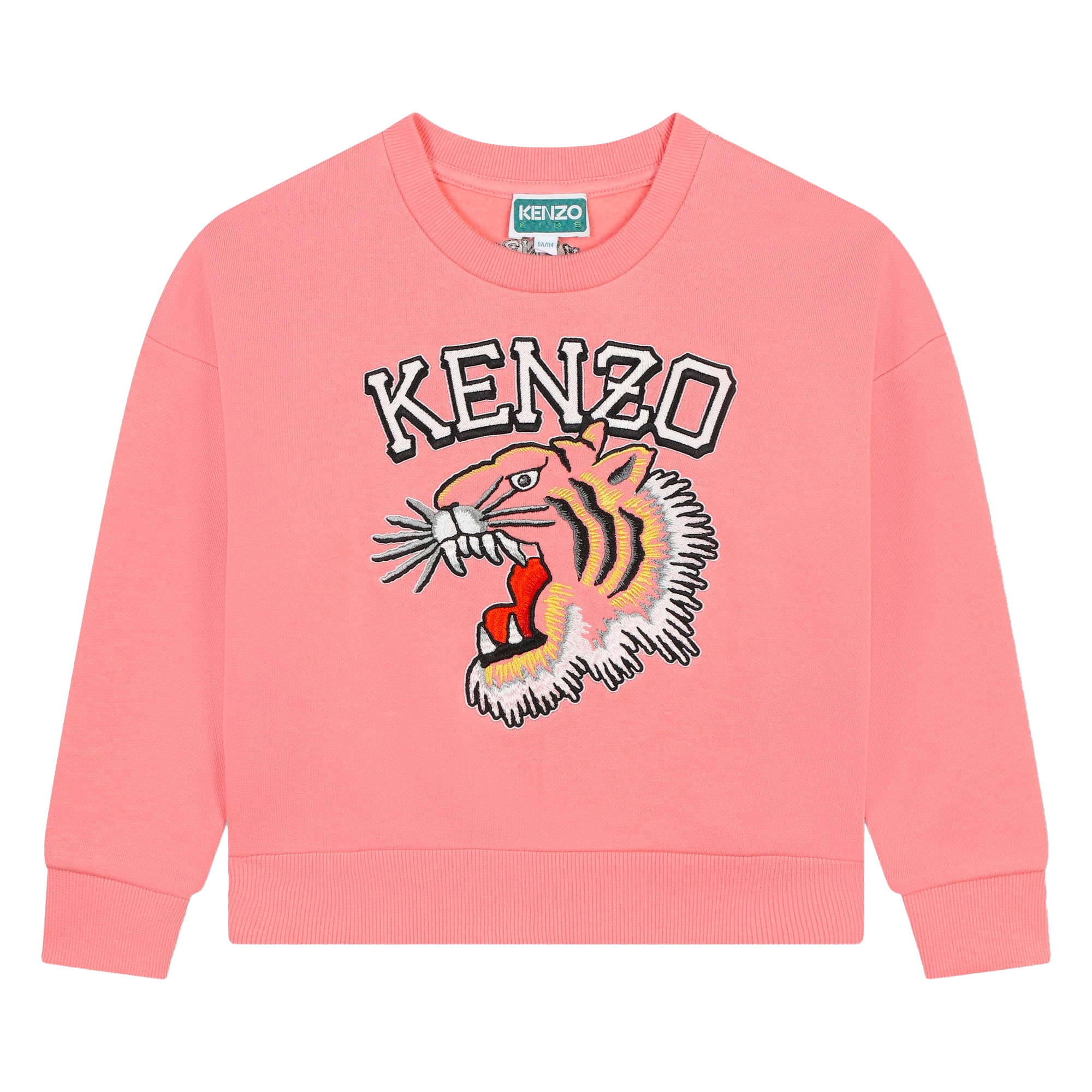 Besticktes Baumwoll-Sweatshirt KENZO KIDS Für MÄDCHEN