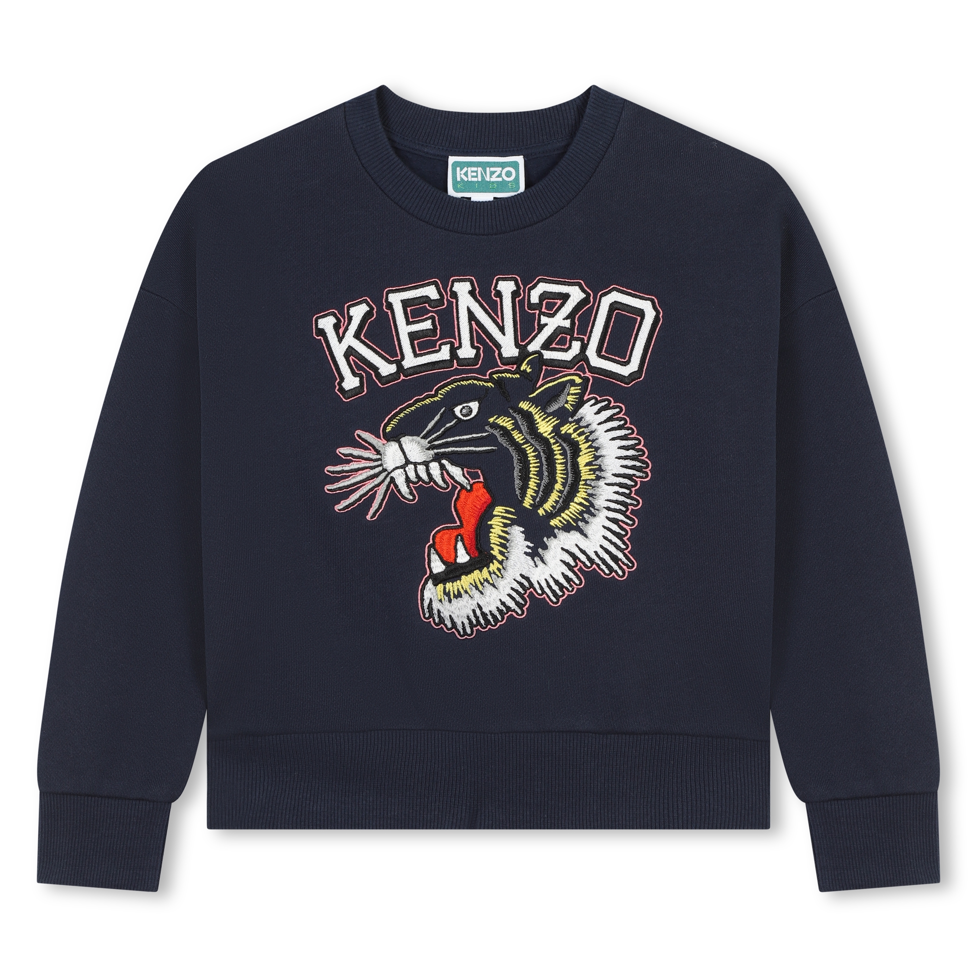 Embroidered cotton sweatshirt KENZO KIDS for GIRL