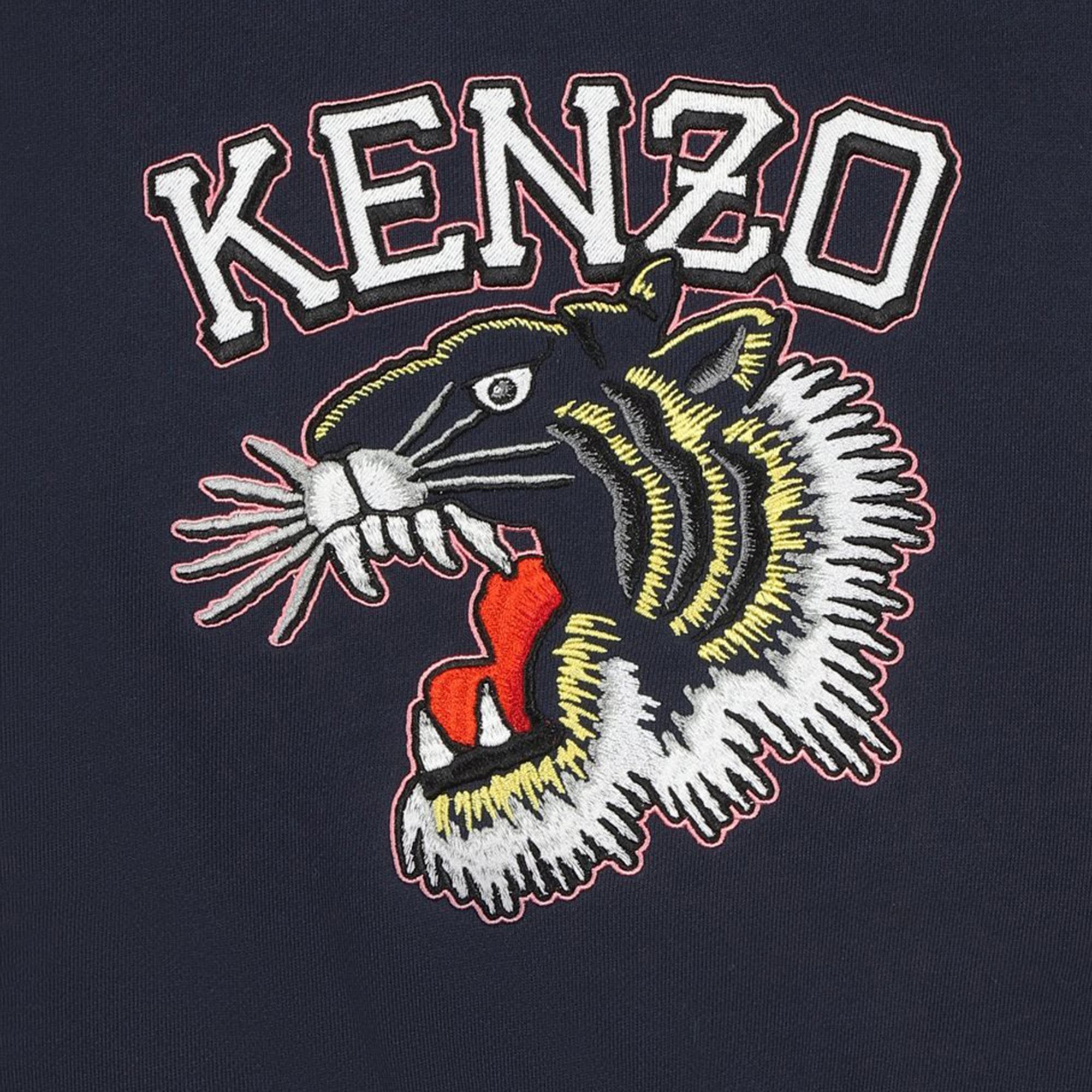 Sudadera de algodón bordada KENZO KIDS para NIÑA