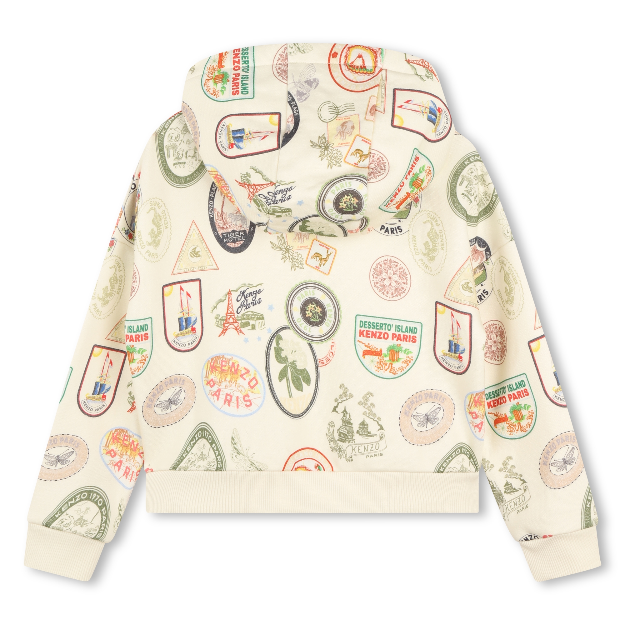 Katoenen sweater met print KENZO KIDS Voor