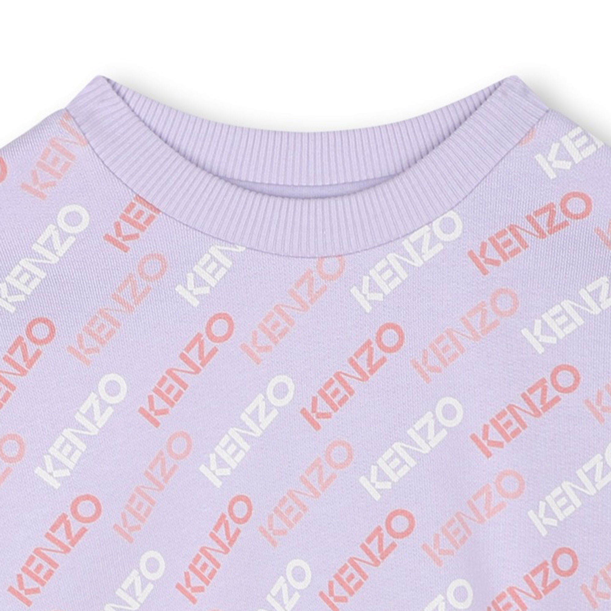 Cotton fleece sweatshirt KENZO KIDS for GIRL