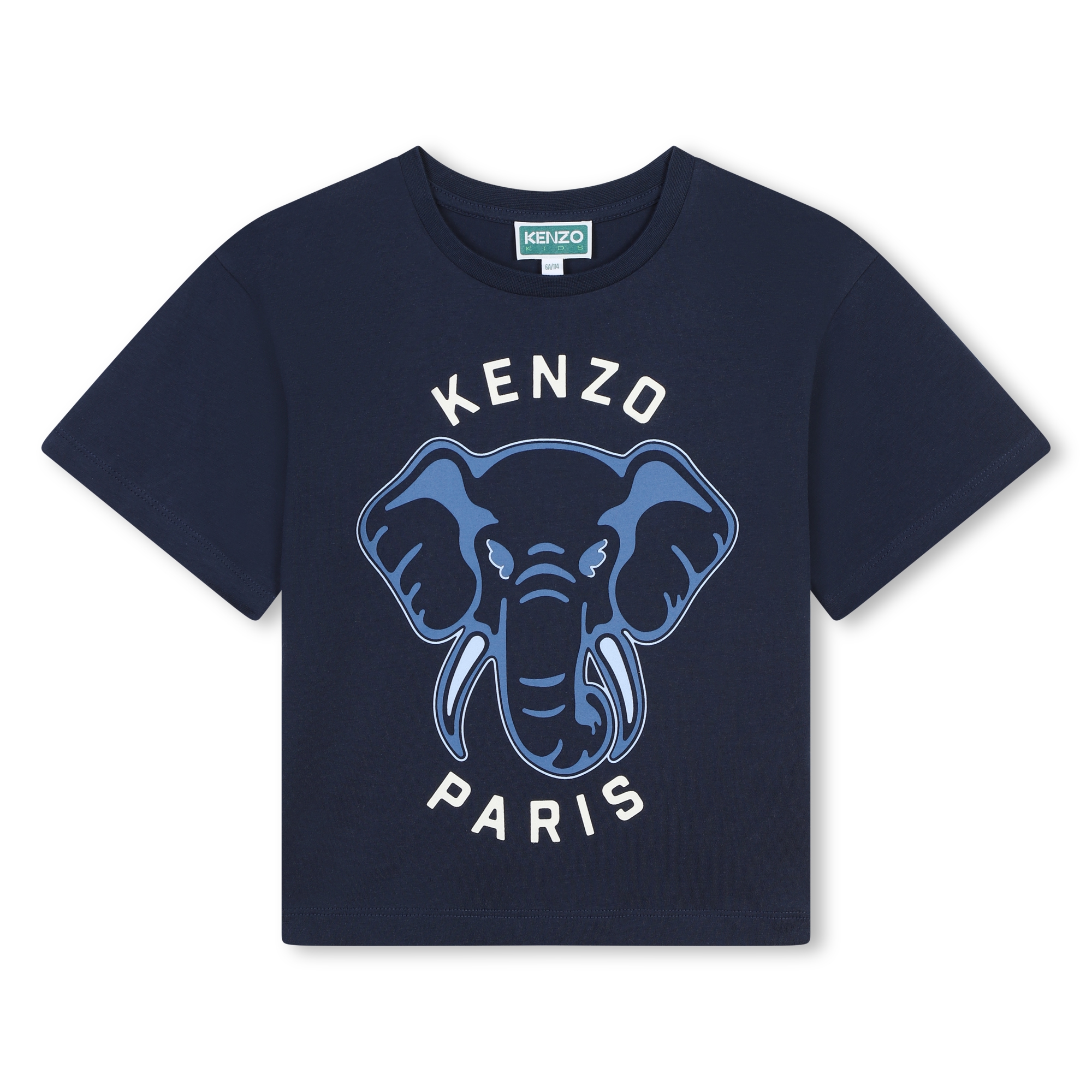 Camiseta de algodón estampada KENZO KIDS para NIÑA