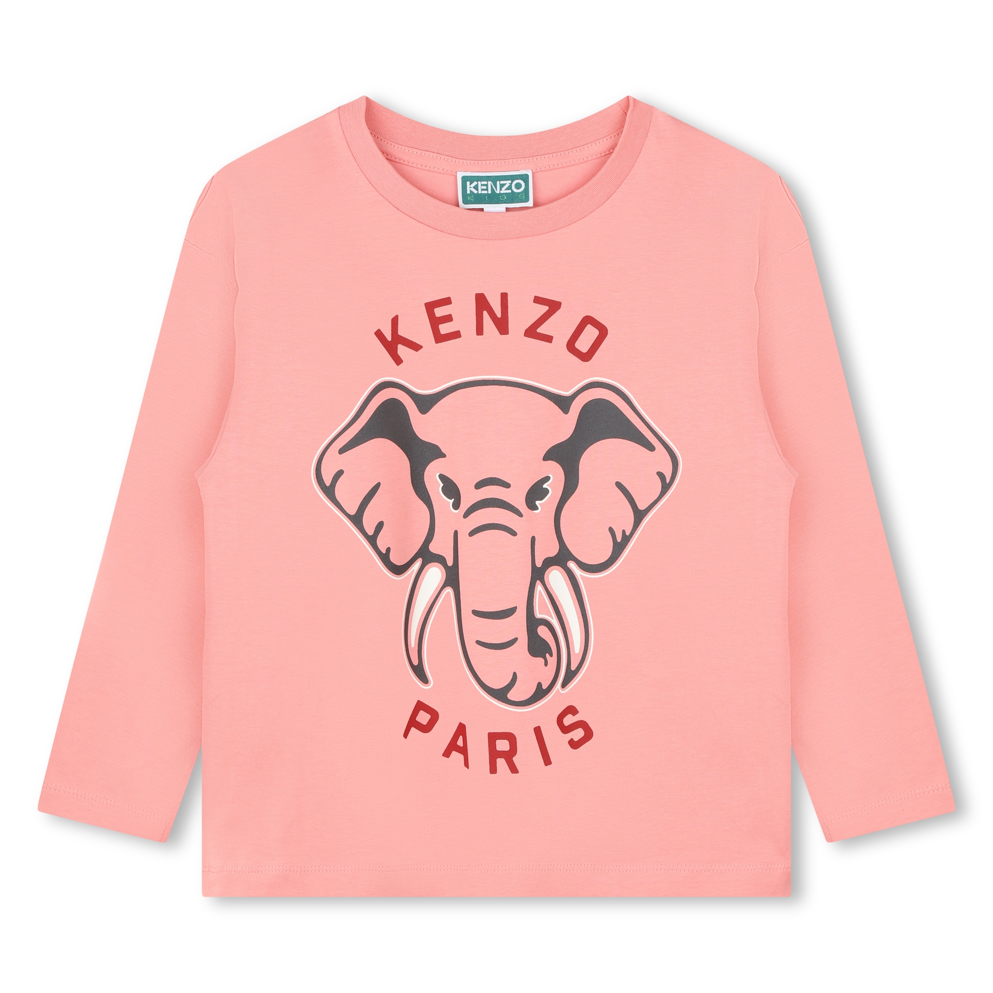 Long-sleeved cotton T-shirt KENZO KIDS for GIRL