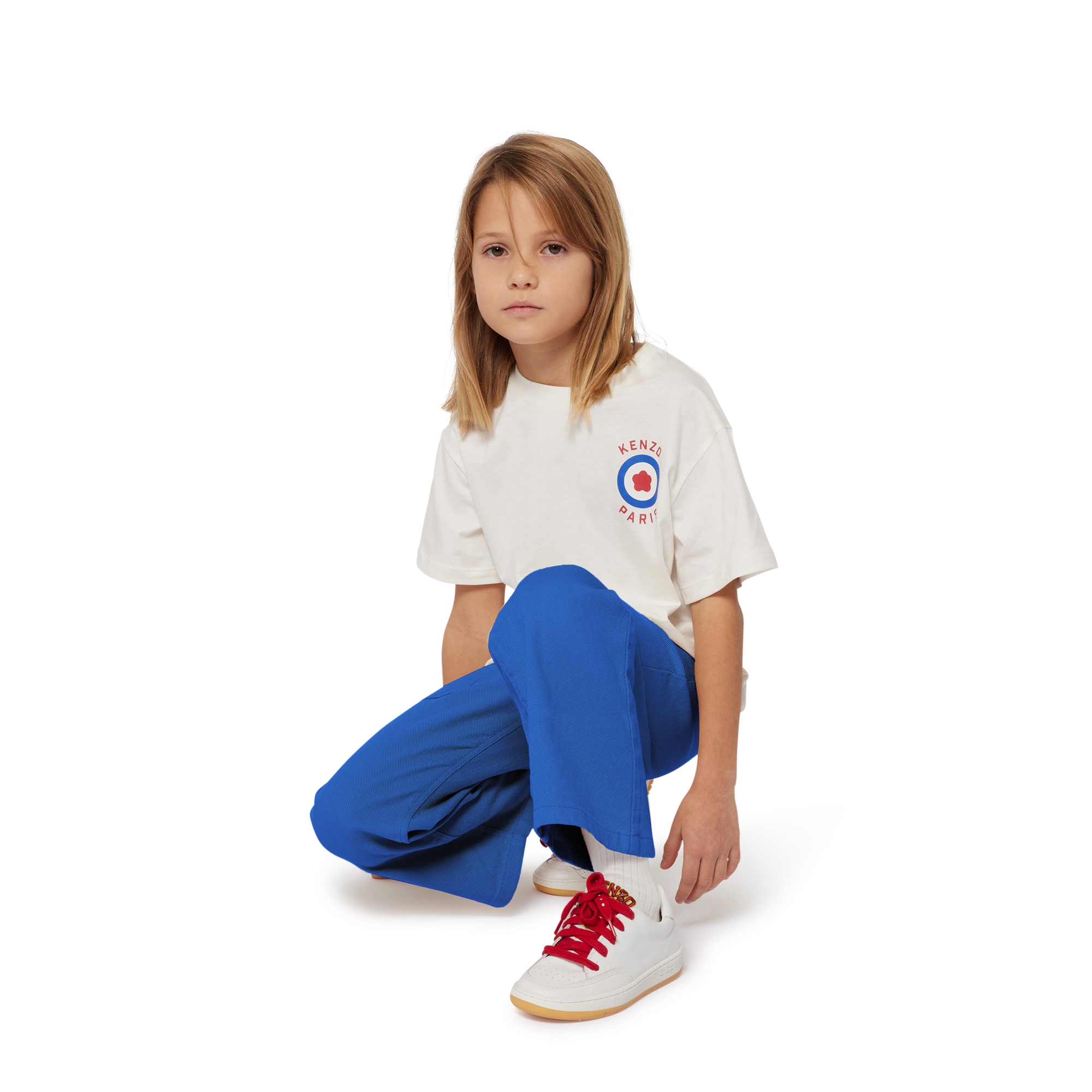 Kurzärmliges Baumwoll-Shirt KENZO KIDS Für MÄDCHEN