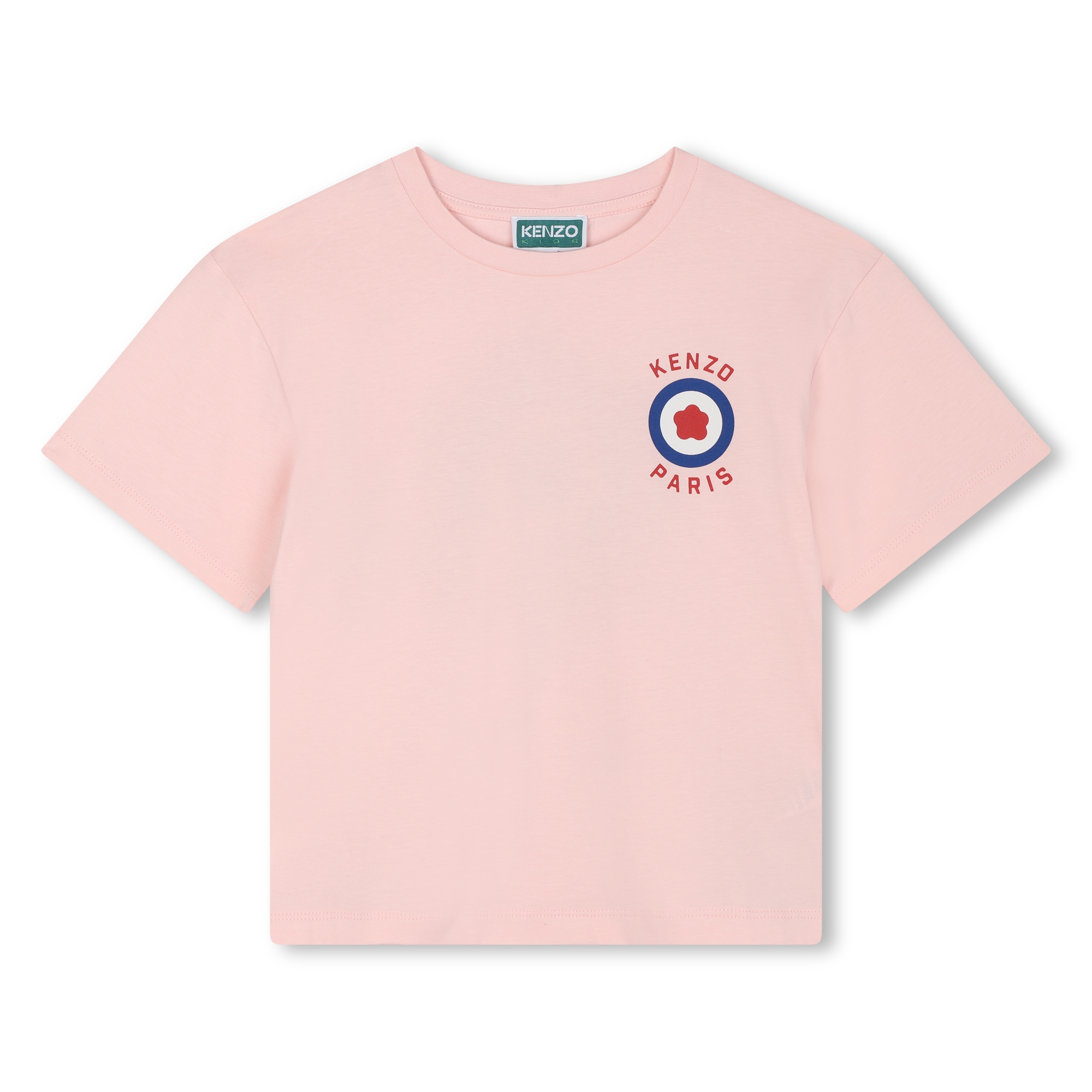 T-shirt manches courtes coton KENZO KIDS pour FILLE